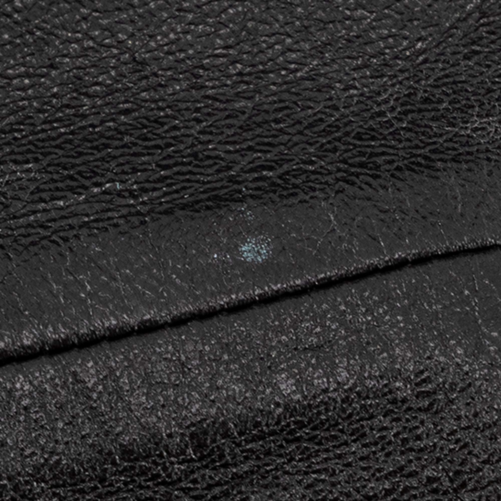 CELINE - Pantalon Celine en cuir noir (T38)