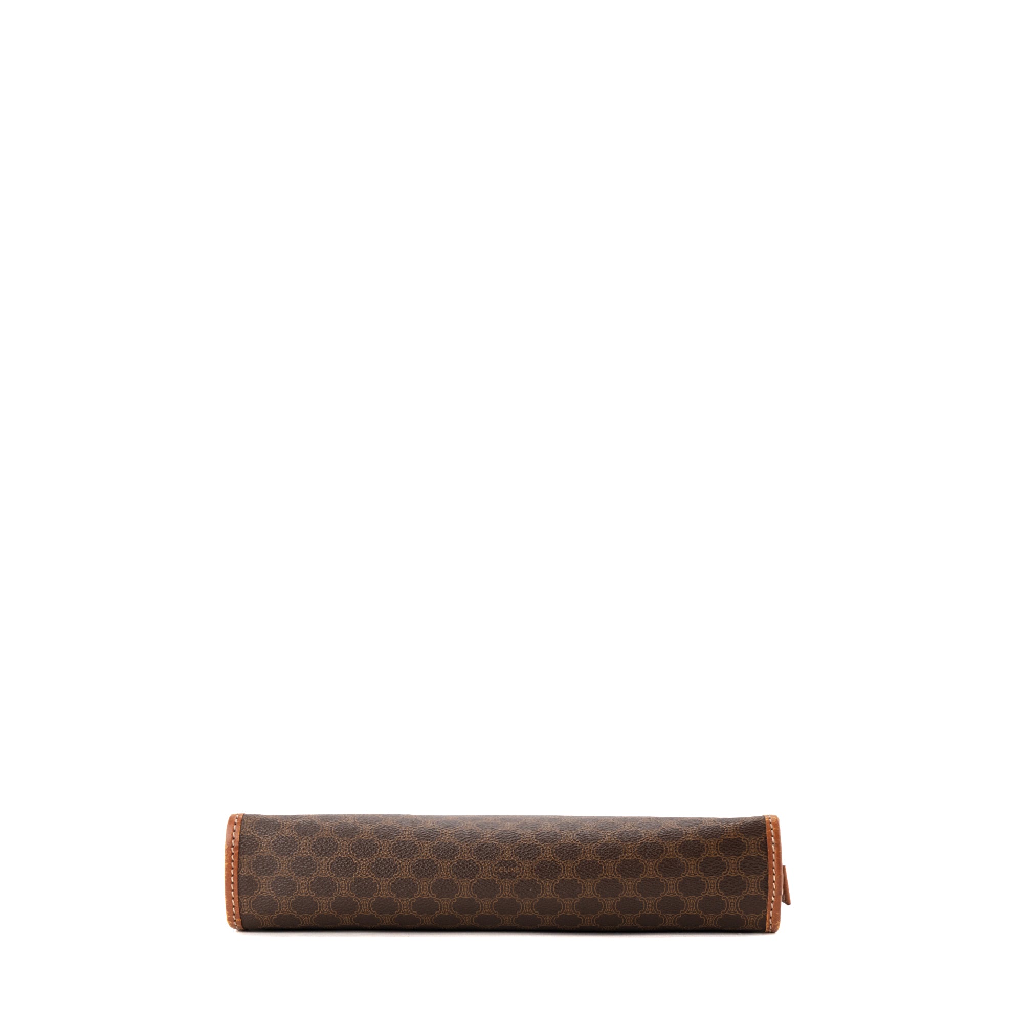 CÉLINE - Pochette Celine en toile enduite macadam marron vintage