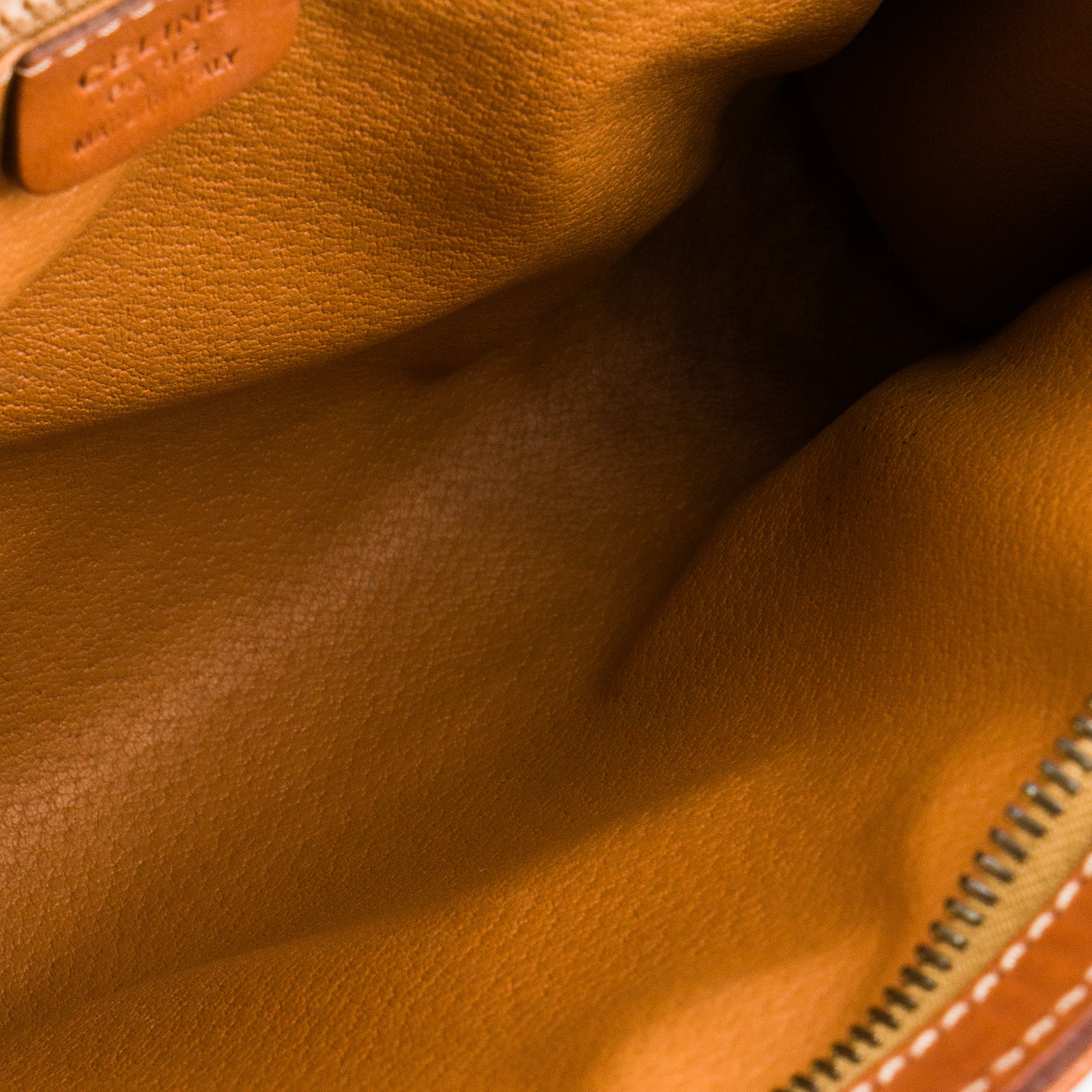 CÉLINE - Pochette Celine en toile enduite macadam marron vintage