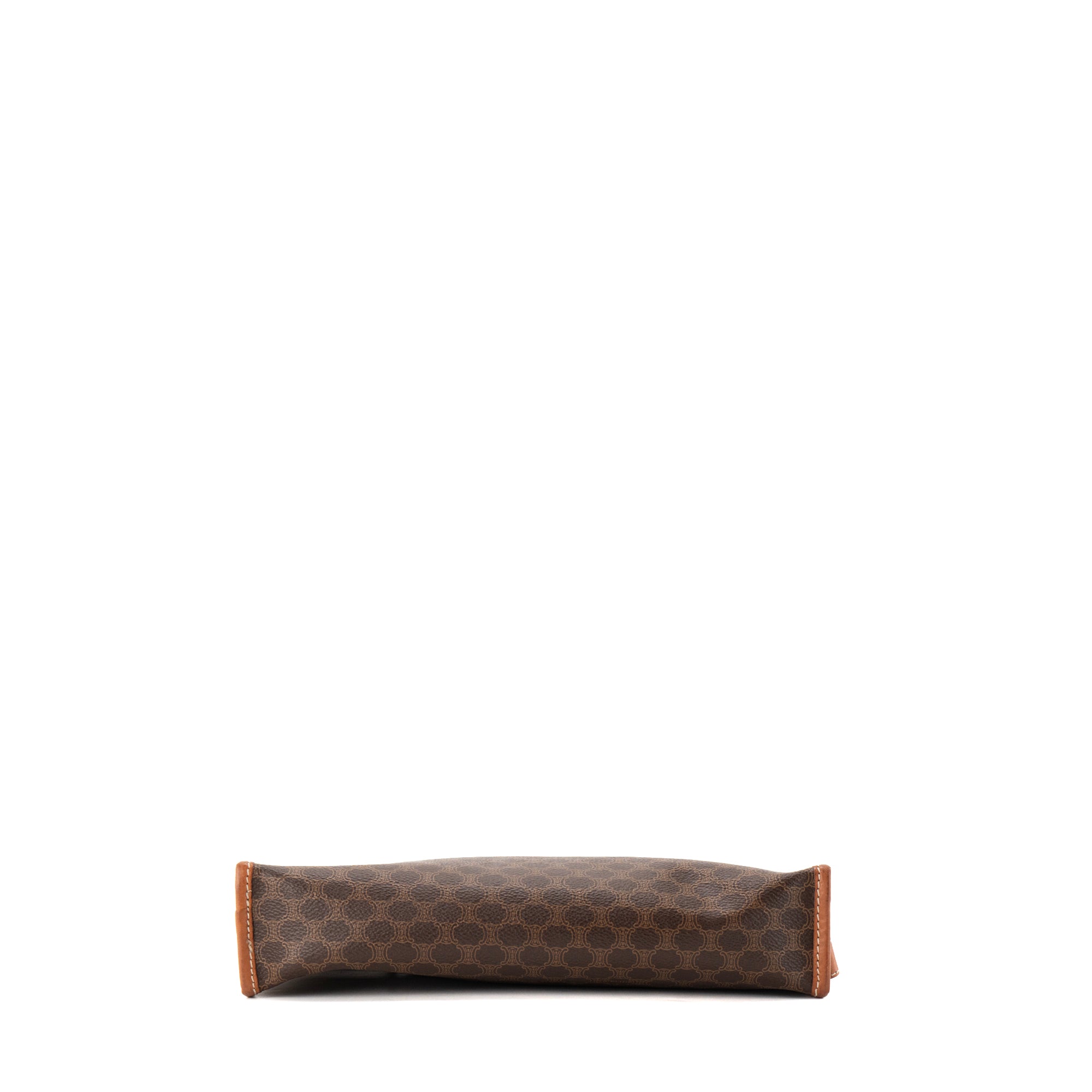 CÉLINE - Pochette Celine en toile enduite macadam marron vintage