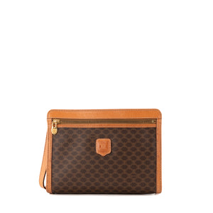 CELINE - Vintage Macadam coated canvas Celine pouch