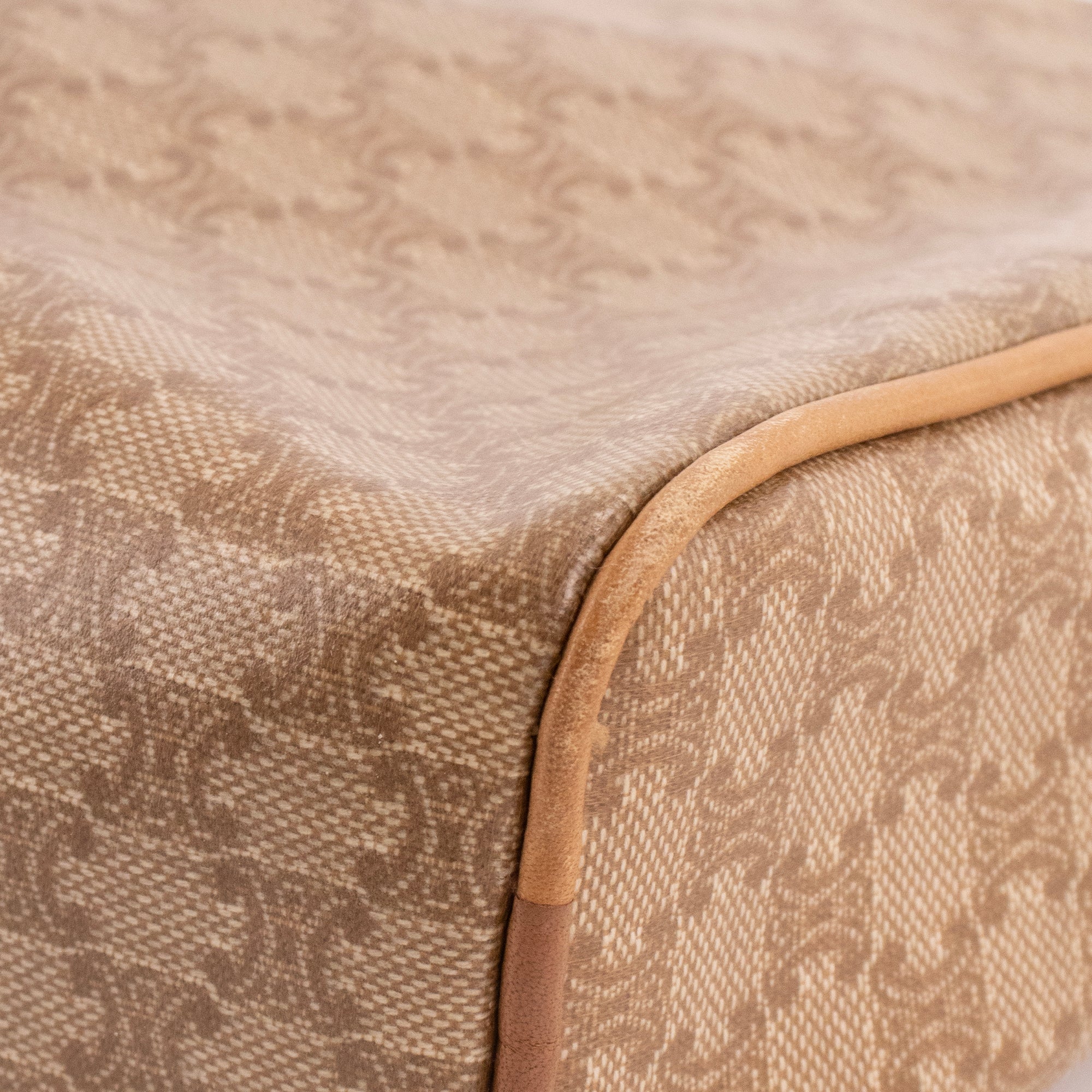 CELINE - Pochette Celine en toile monogrammée beige vintage