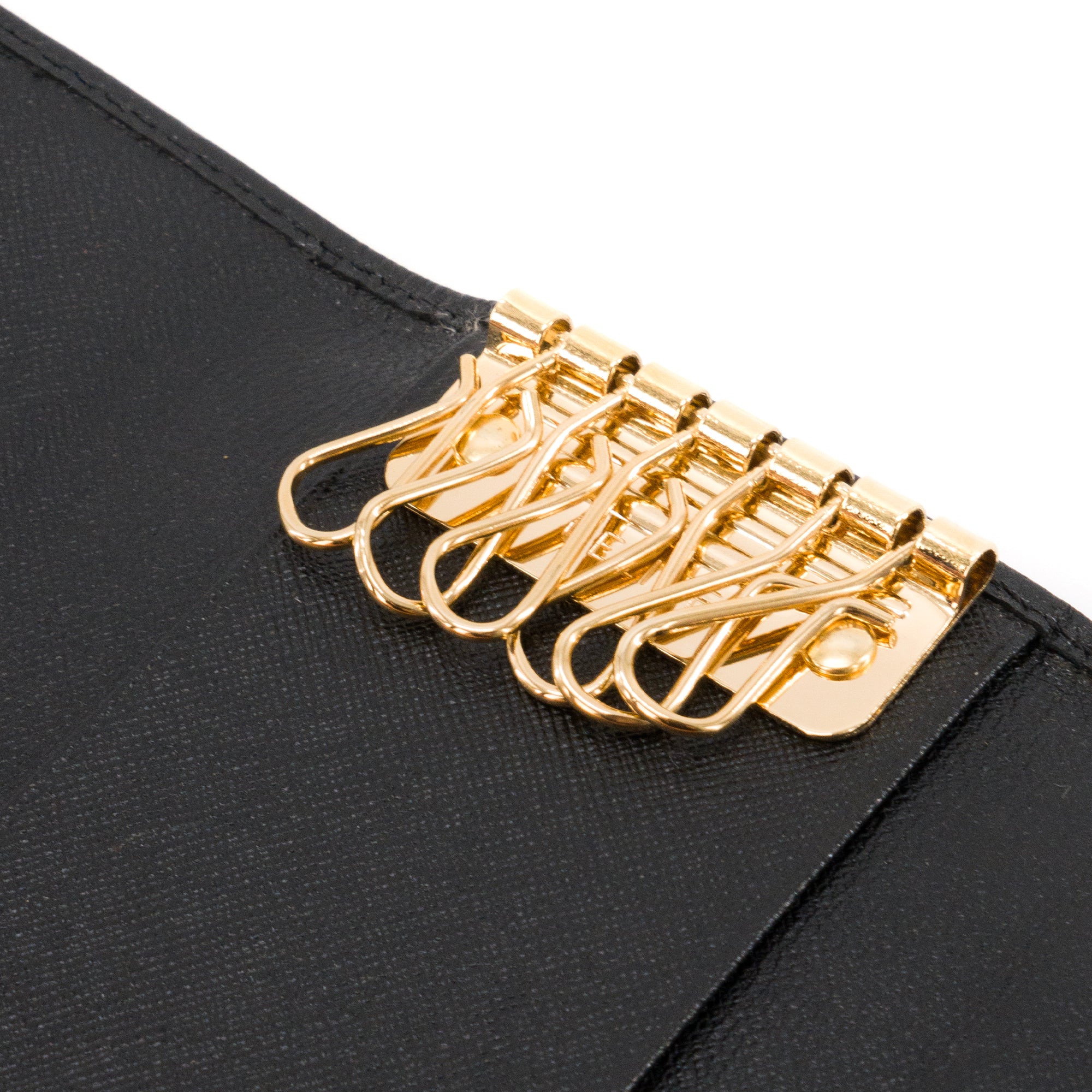 CELINE - Pochette Clés Celine en toile enduite macadam noir et marron