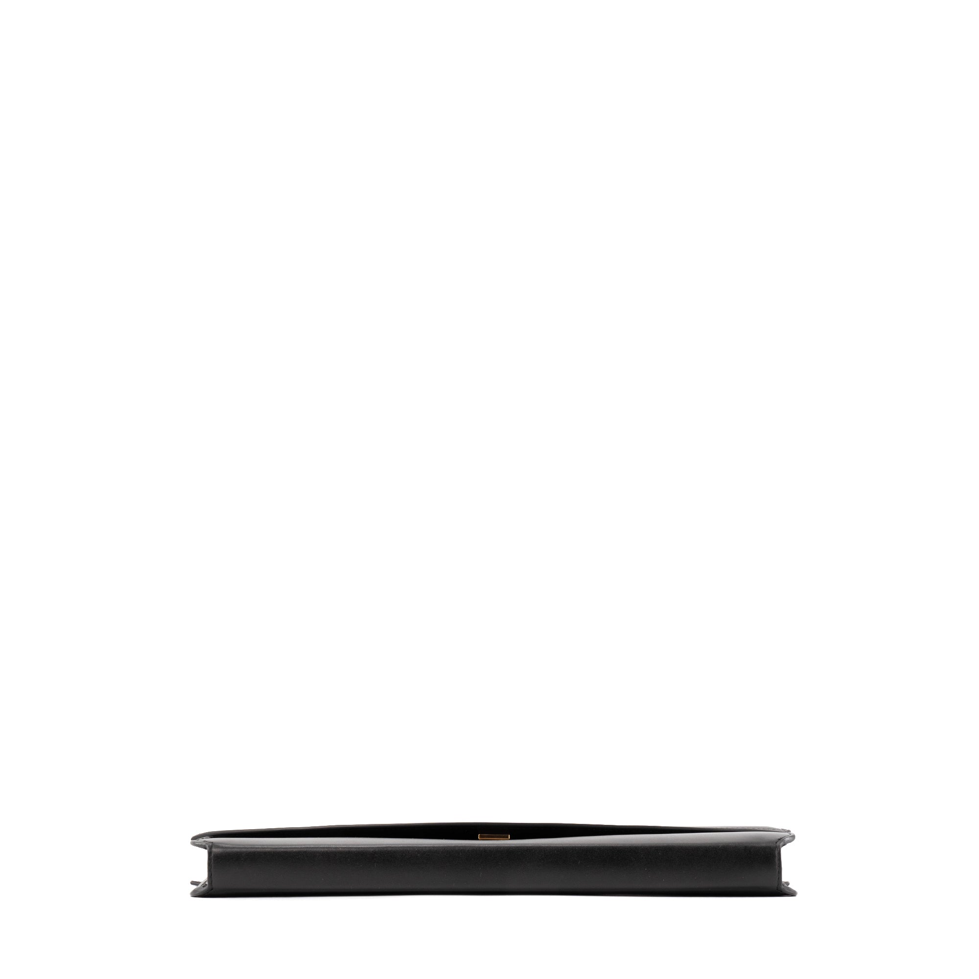 CELINE - Pochette Celine en cuir lisse noir