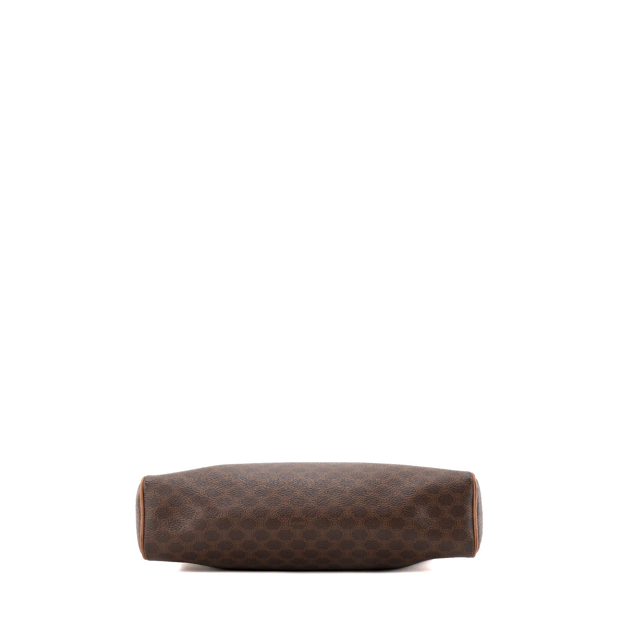 CELINE - Pochette GM Celine en toile enduite macadam marron vintage