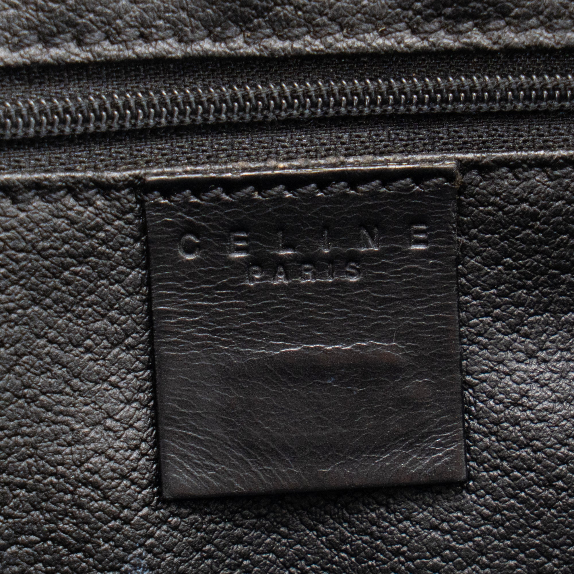 CELINE - Pochette GM Celine en toile enduite macadam vintage