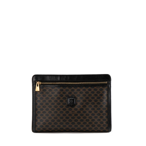 CELINE - Pochette GM Celine en toile enduite macadam vintage