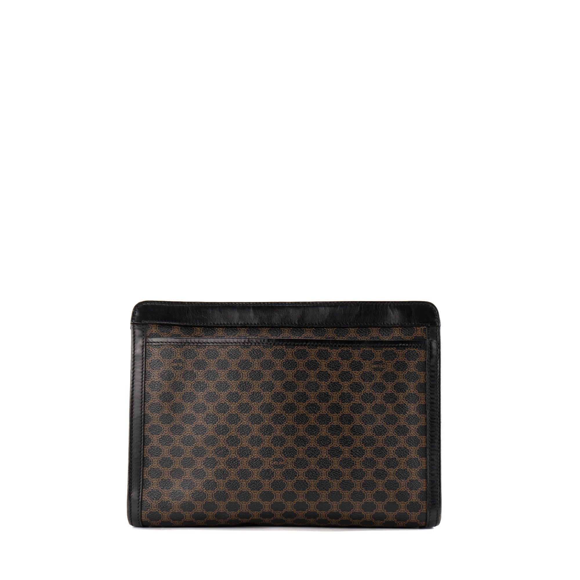 CELINE - Pochette GM Celine en toile enduite macadam vintage