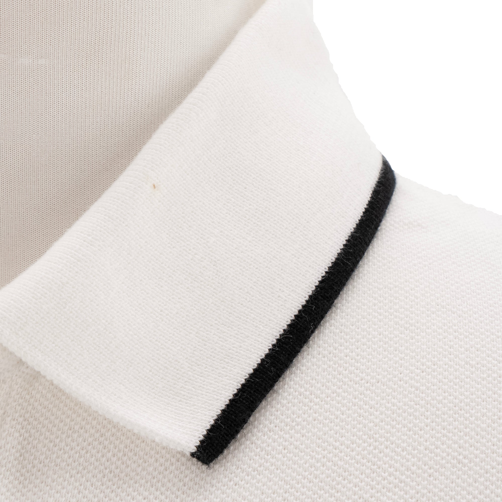 CELINE - Polo shirt Classic Celine en coton blanc et noir (L)