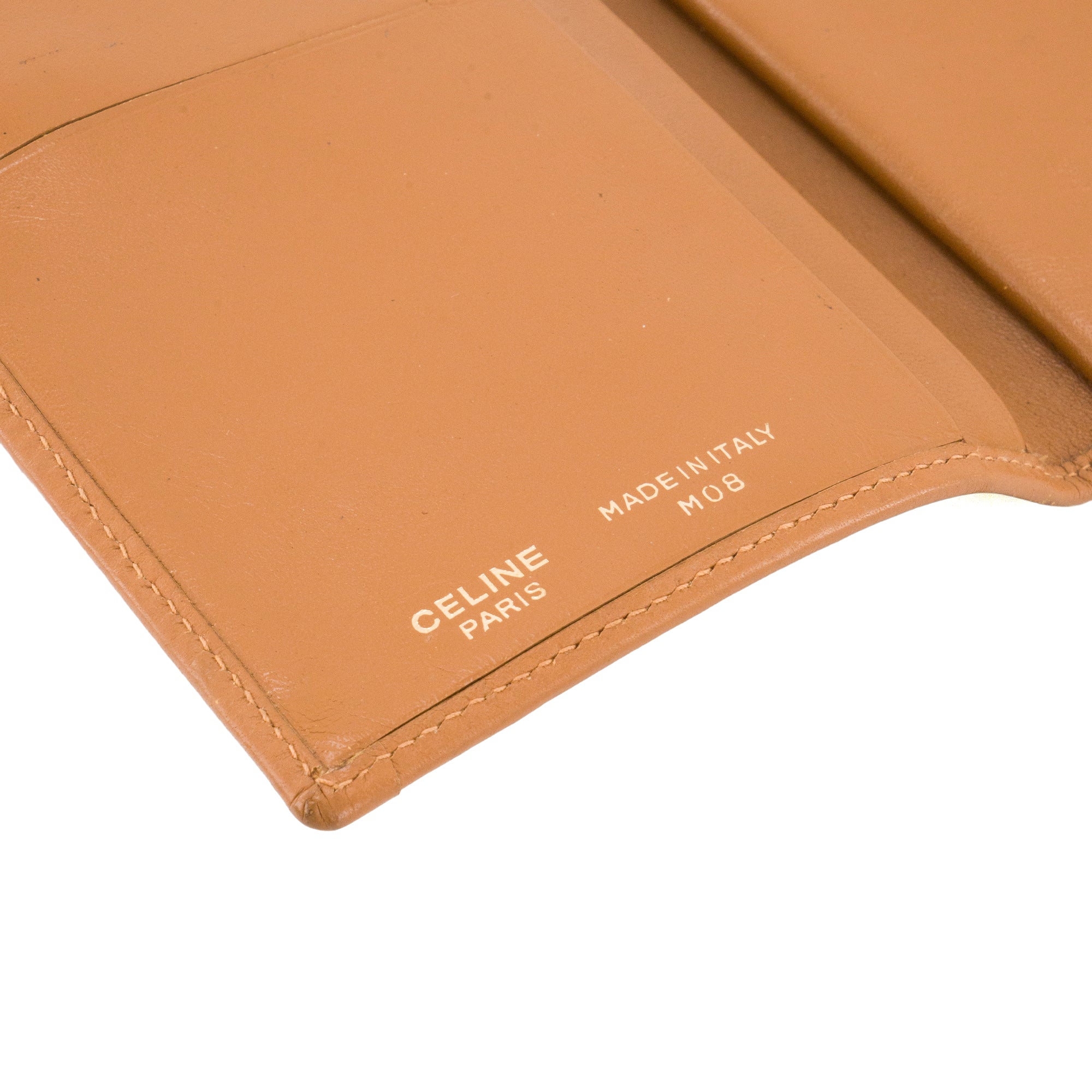 CELINE - Portefeuille Celine en toile enduite macadam vintage