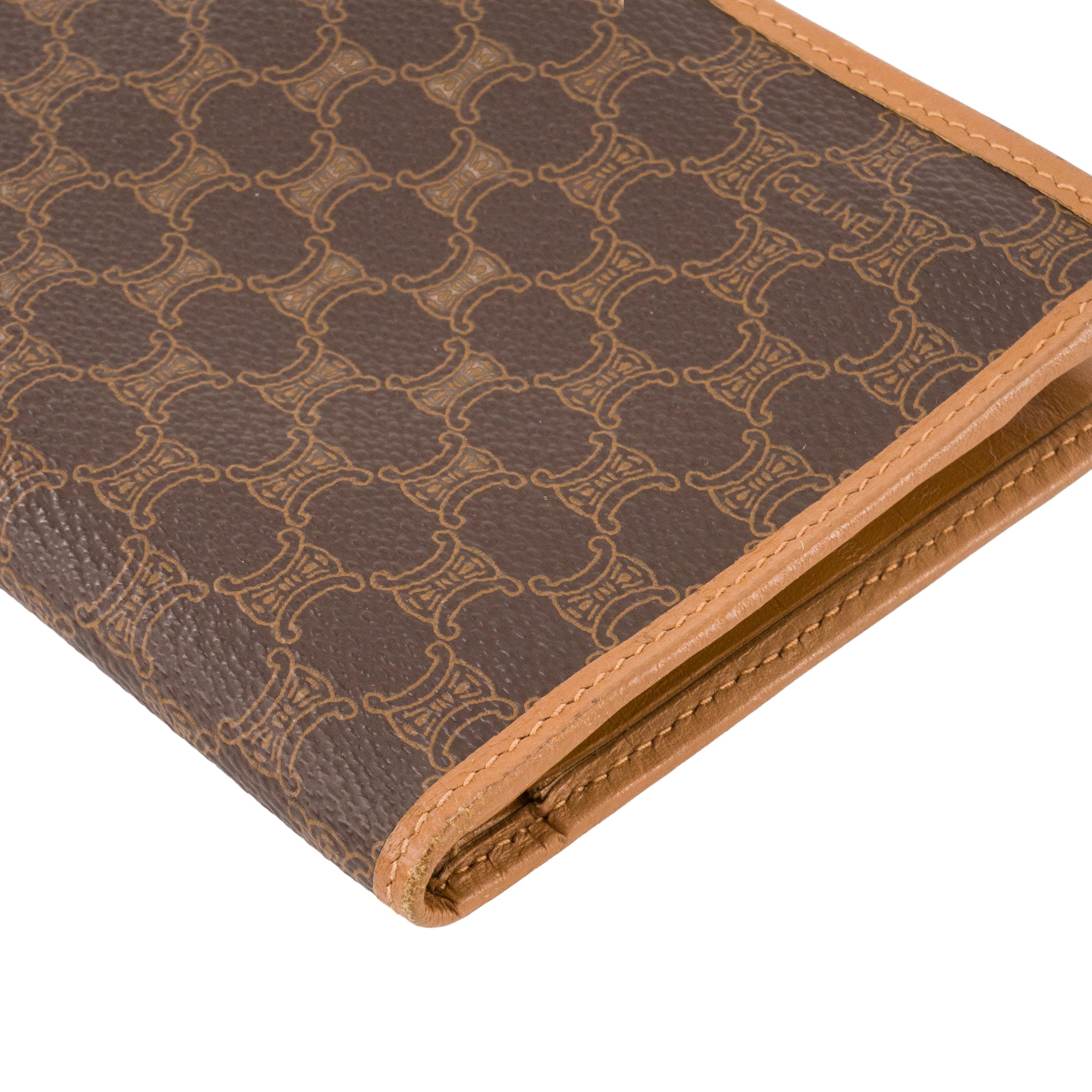 CELINE - Portefeuille Celine en toile enduite macadam vintage