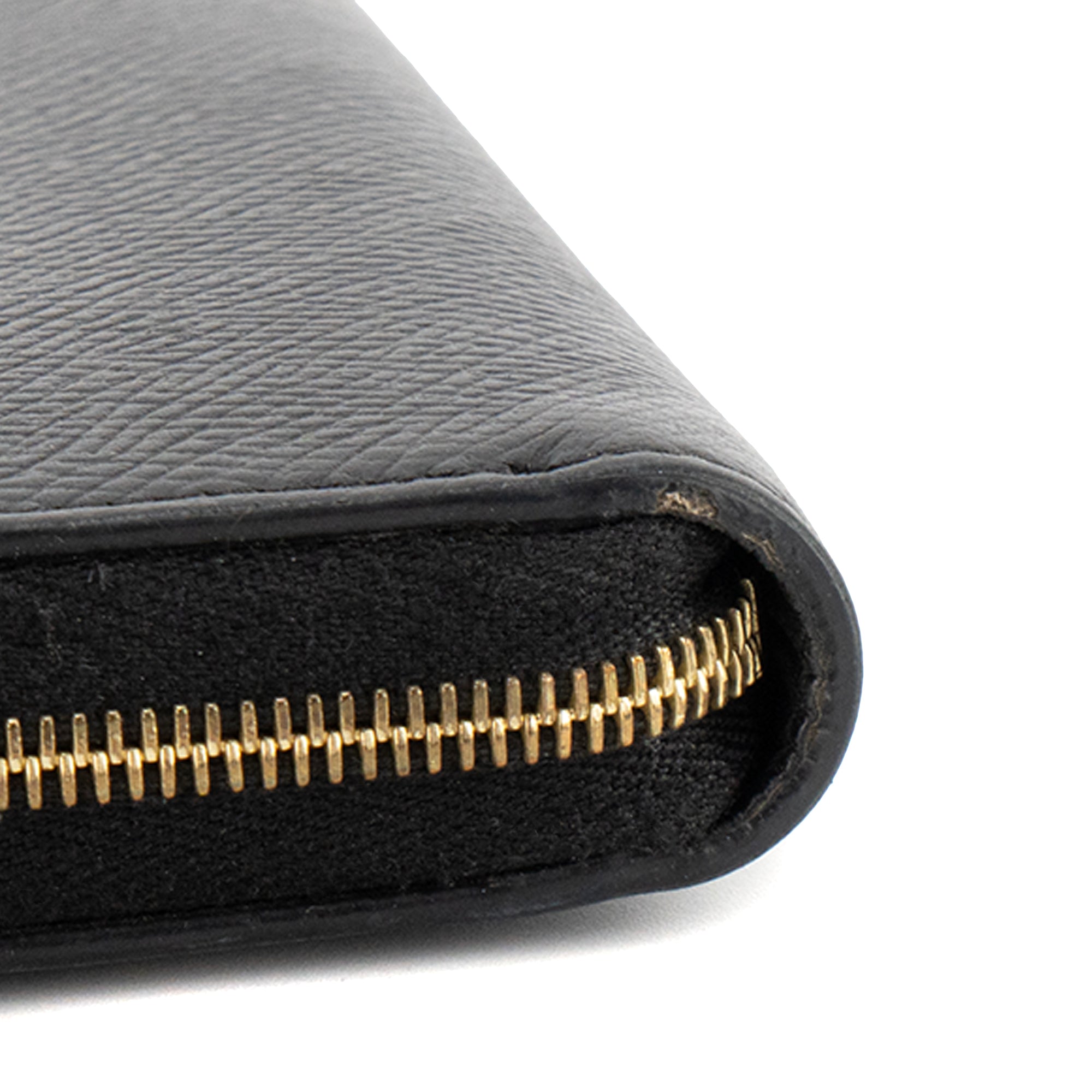 CELINE - Portefeuille long Celine en cuir grainé noir