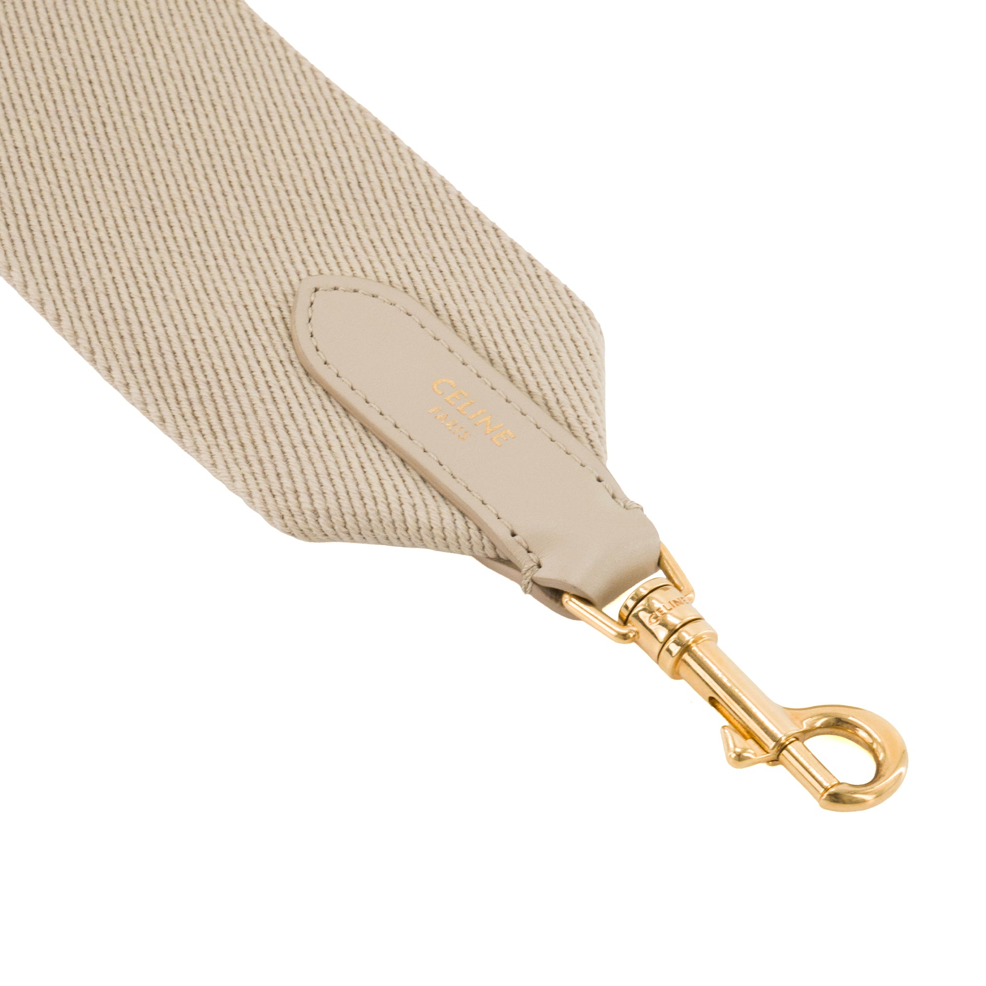 CELINE - Sac à bandoulière 16 Celine en cuir beige