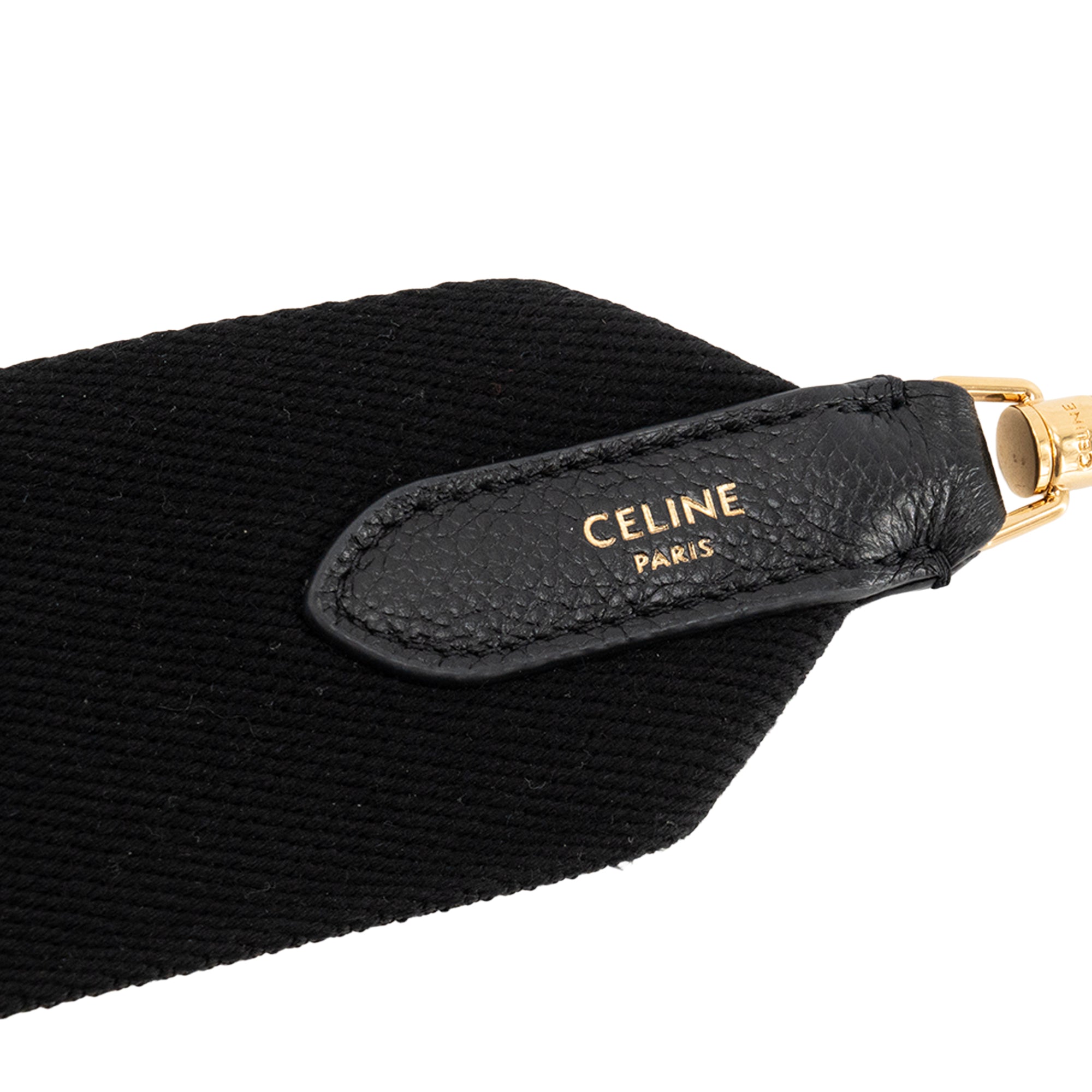 CELINE - Sac à bandoulière 16 Soft Teen Celine en cuir grainé noir