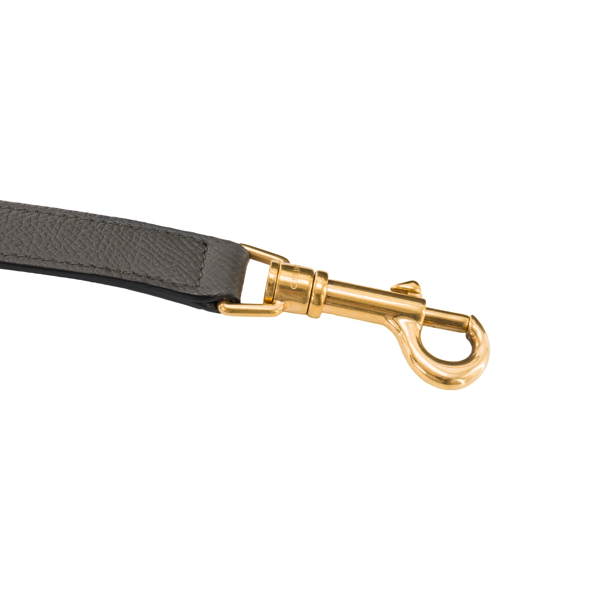 CELINE - Sac à bandoulière Belt Micro Celine en cuir grainé gris