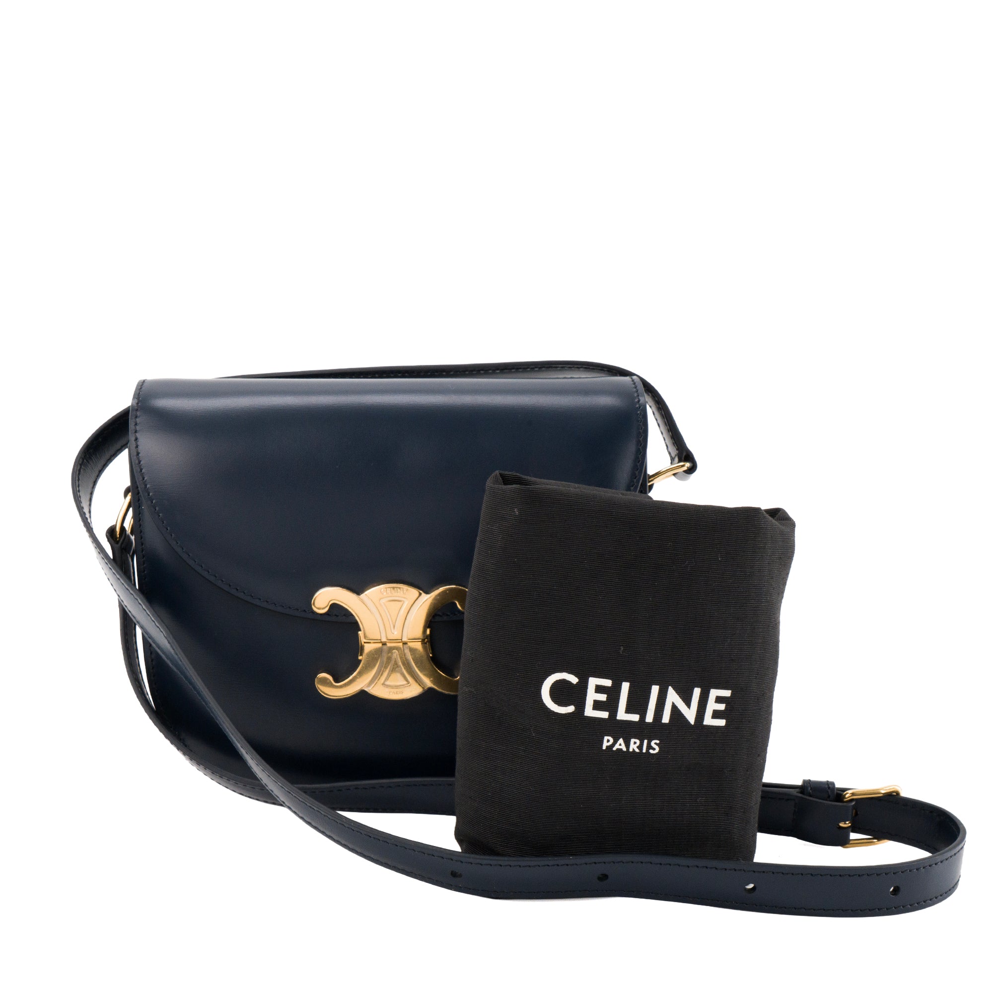 CELINE - Clea smooth leather bag