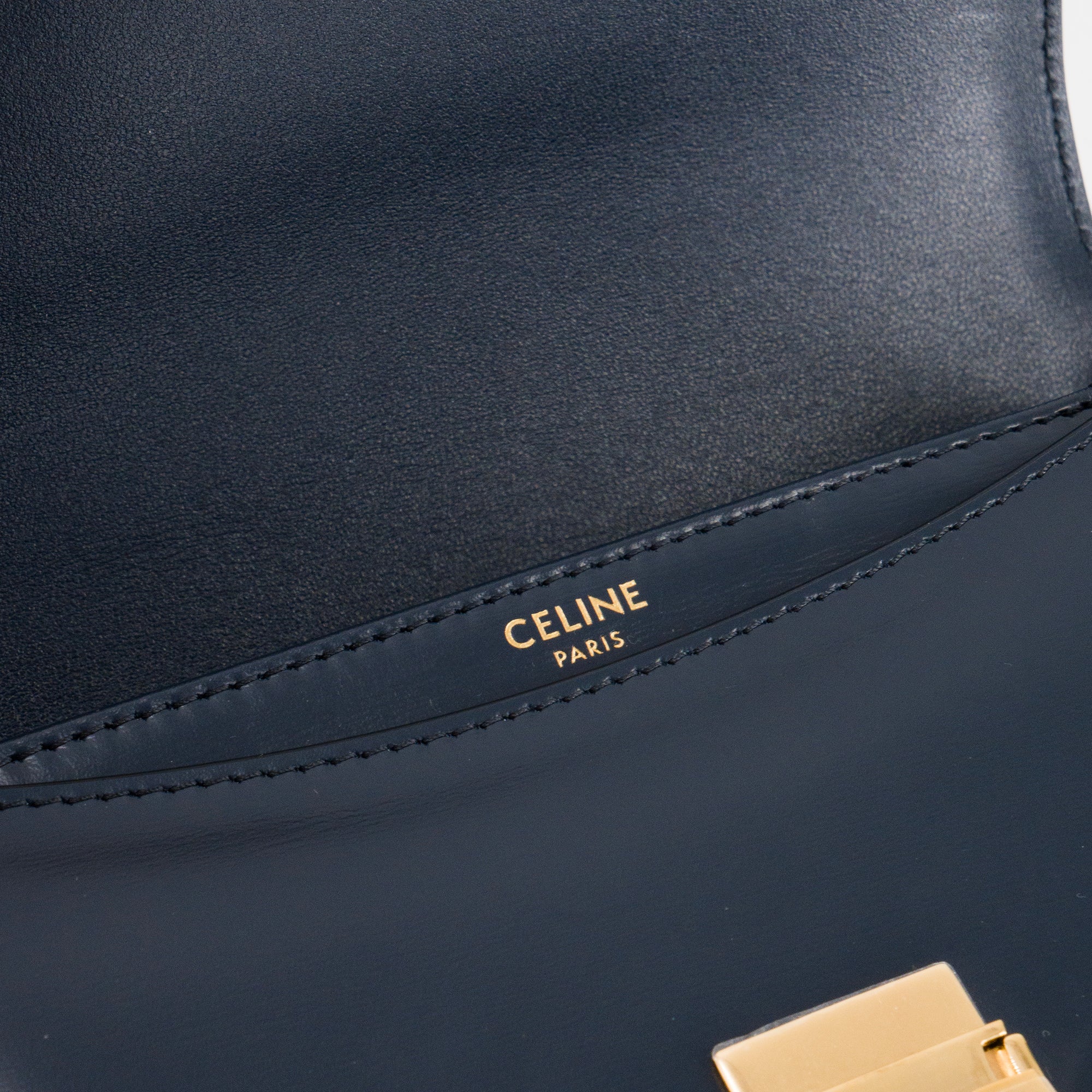 CELINE - Clea smooth leather bag