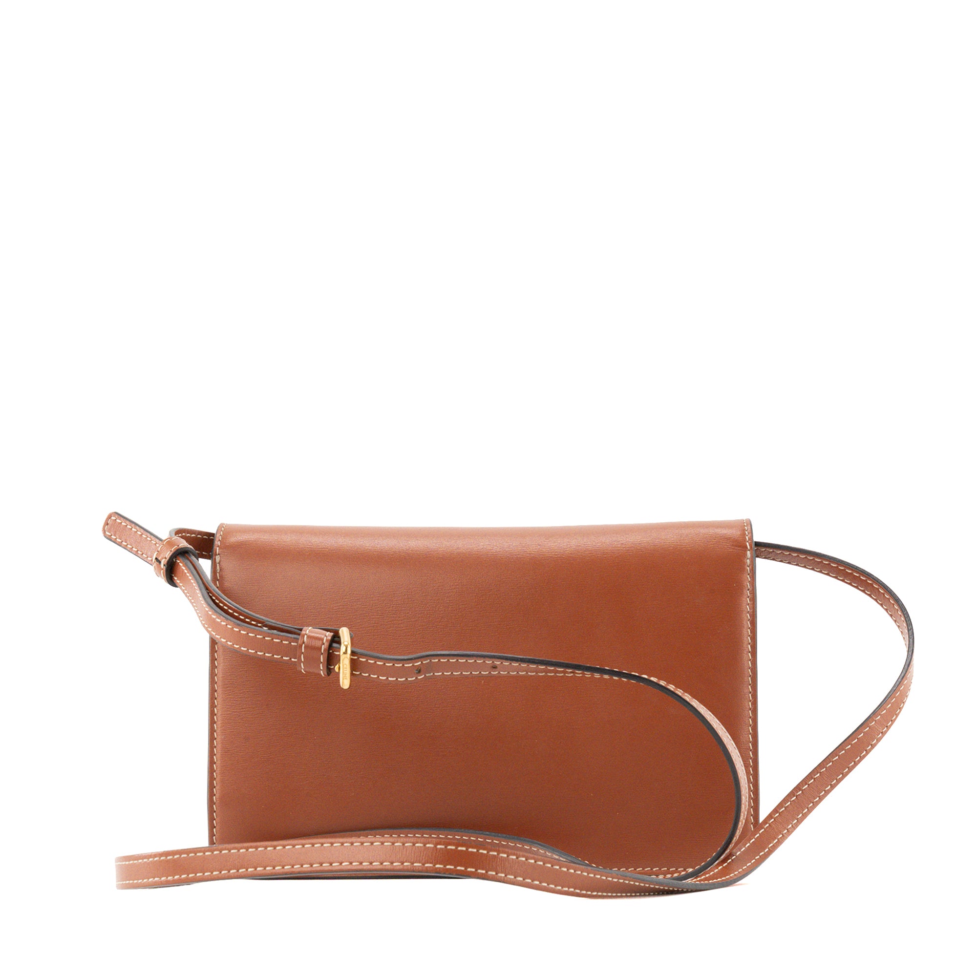 CELINE - Sac à bandoulière Margo Celine en cuir marron
