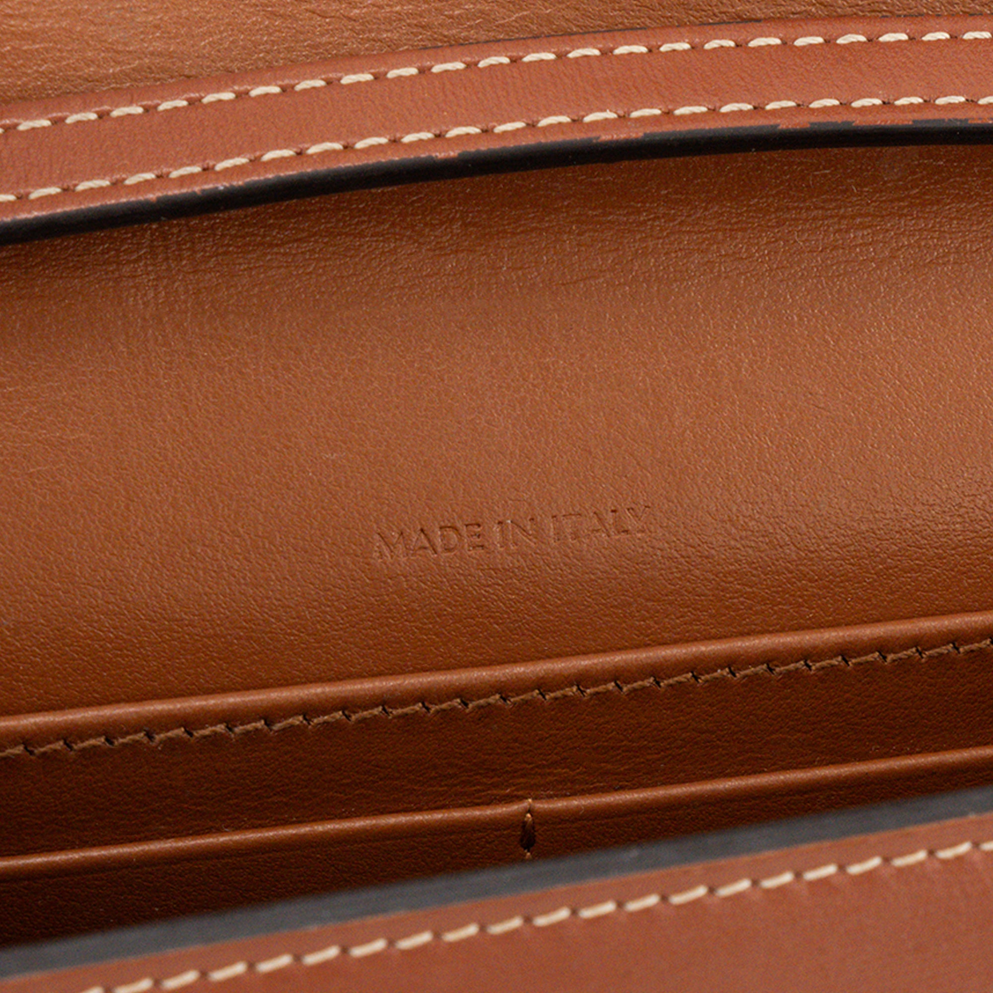 CELINE - Sac à bandoulière Margo Celine en cuir marron
