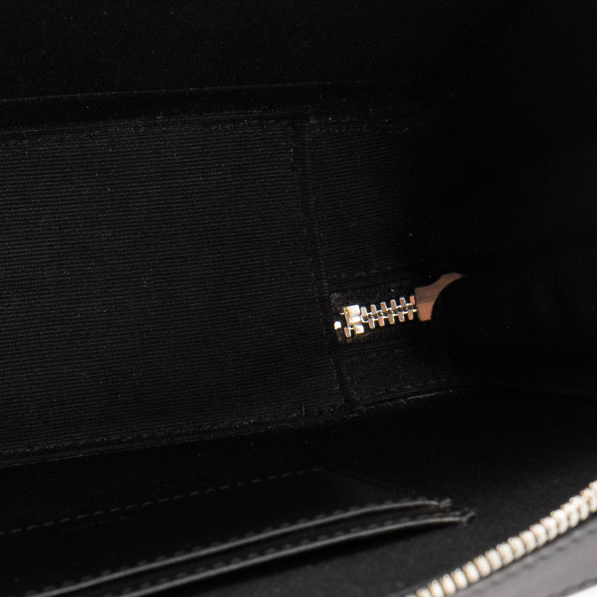 CELINE - Sac à bandoulière Triomphe Celine en cuir noir et toile enduite