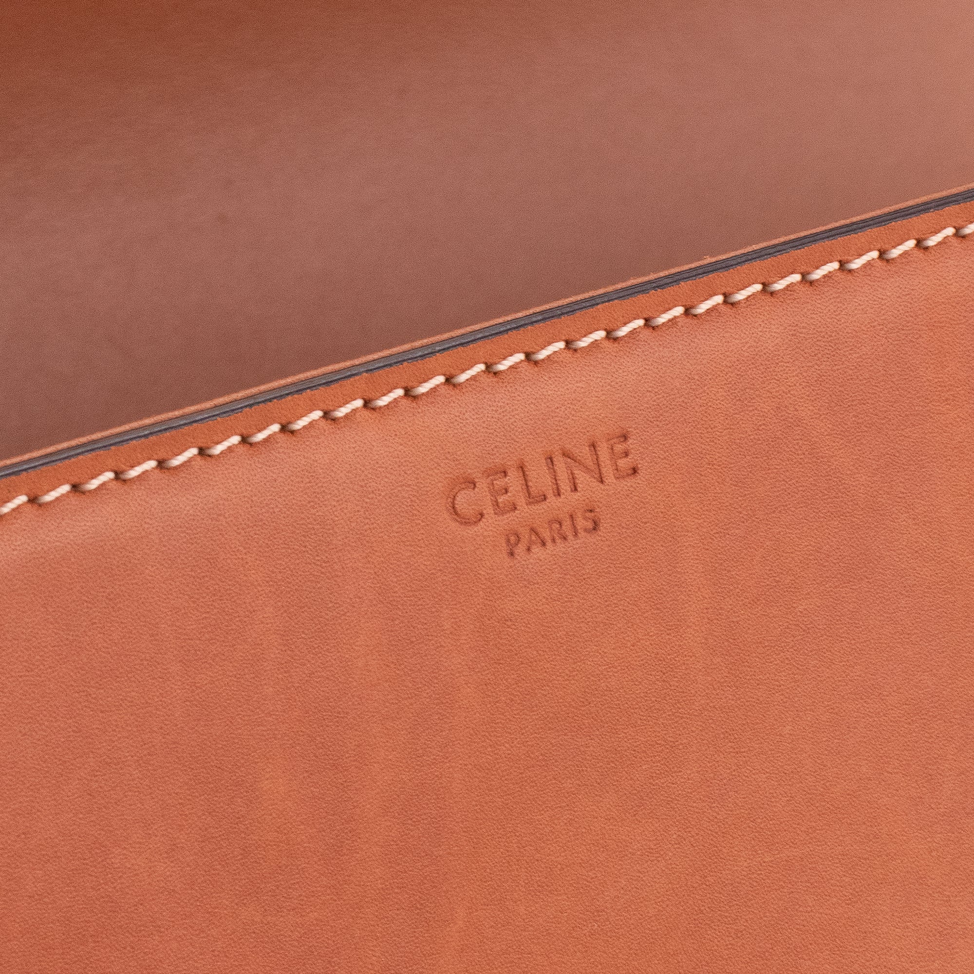 CELINE - Sac à bandoulière Triomphe Celine en cuir tan marron
