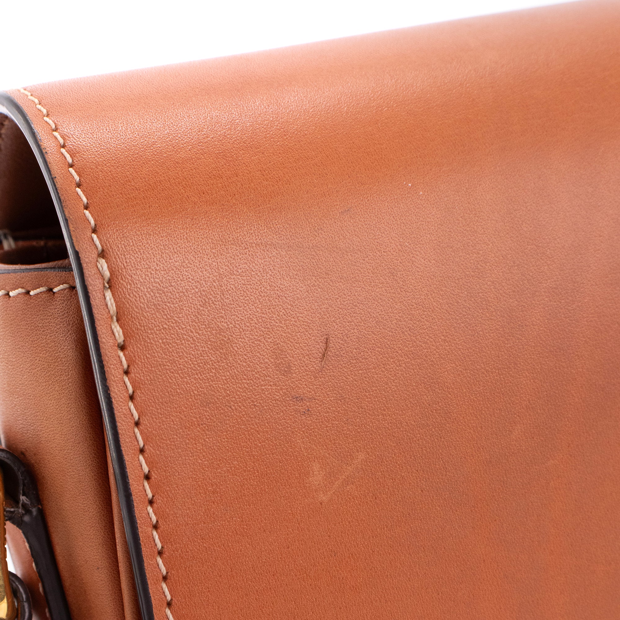 CELINE - Sac à bandoulière Triomphe Celine en cuir tan marron