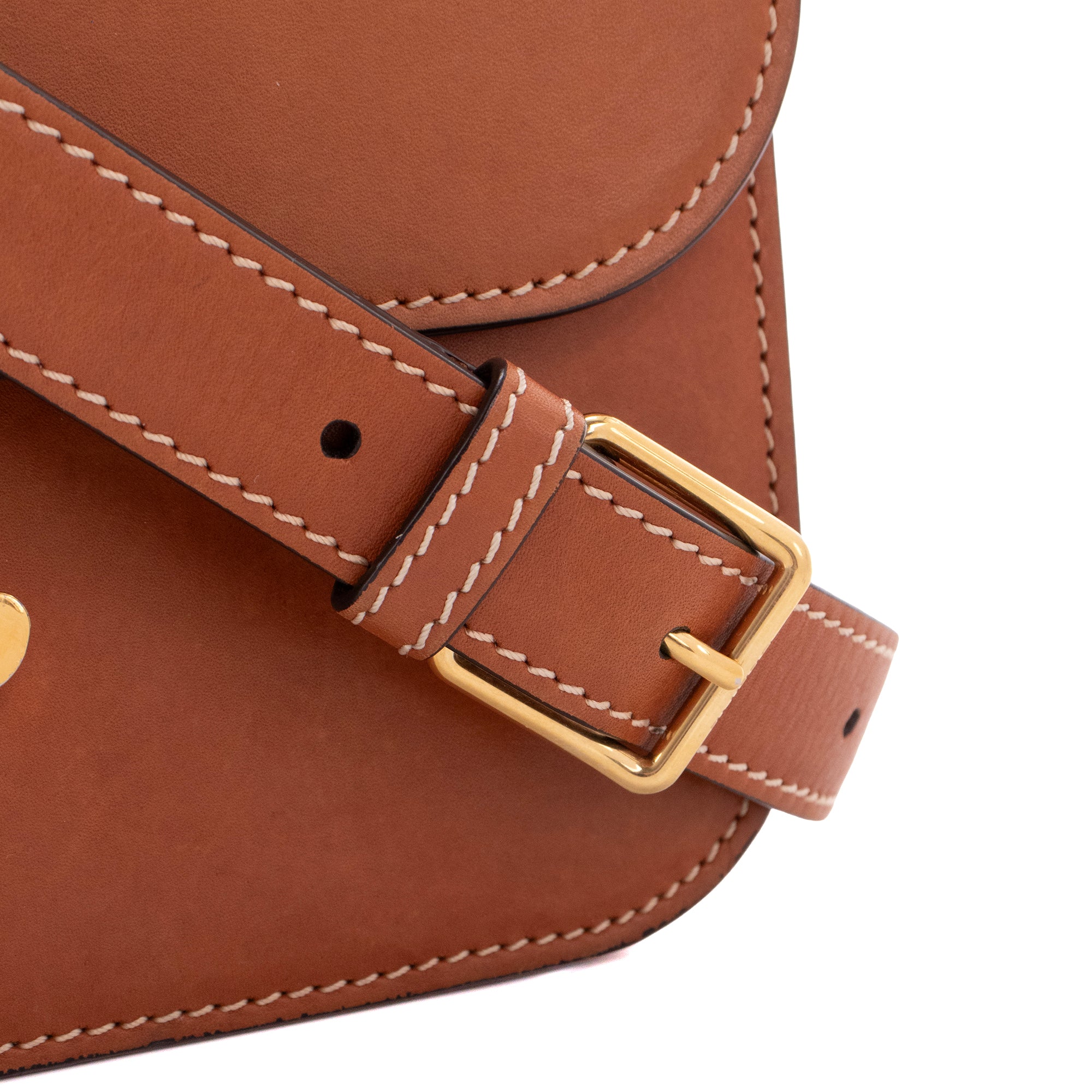 CELINE - Sac à bandoulière Triomphe Celine en cuir tan marron