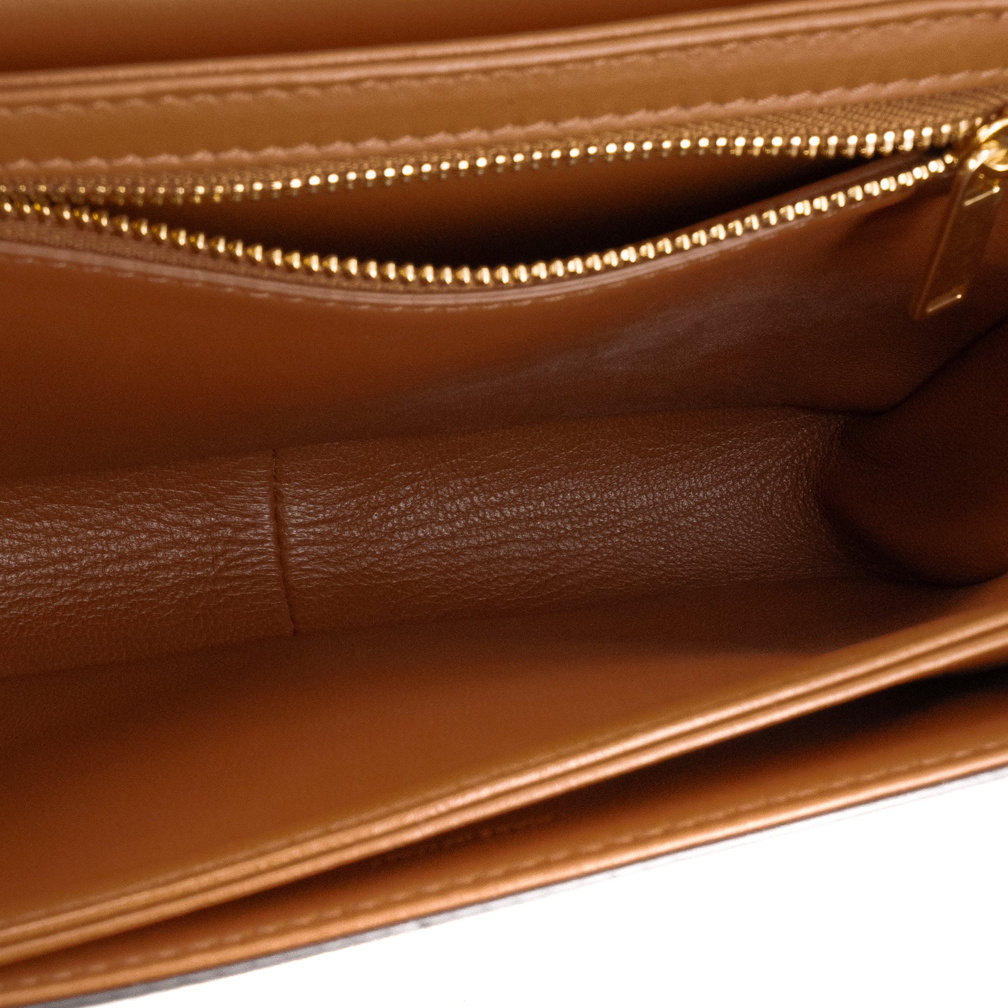 CELINE - Sac à bandoulière Triomphe teen Celine en toile enduite monogrammée et cuir tan