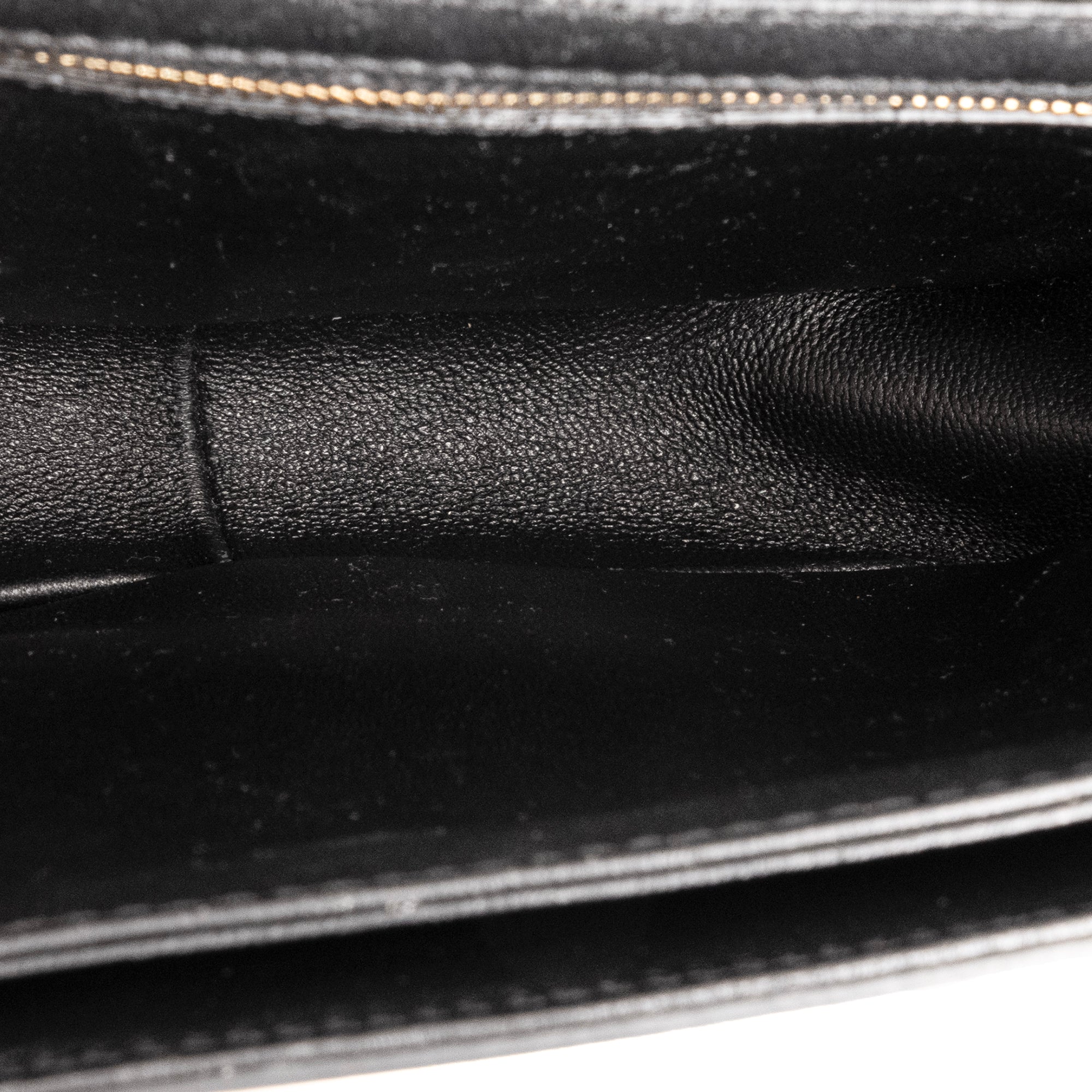 CELINE - Sac à bandoulière Triomphe Teen Celine en toile et cuir noir