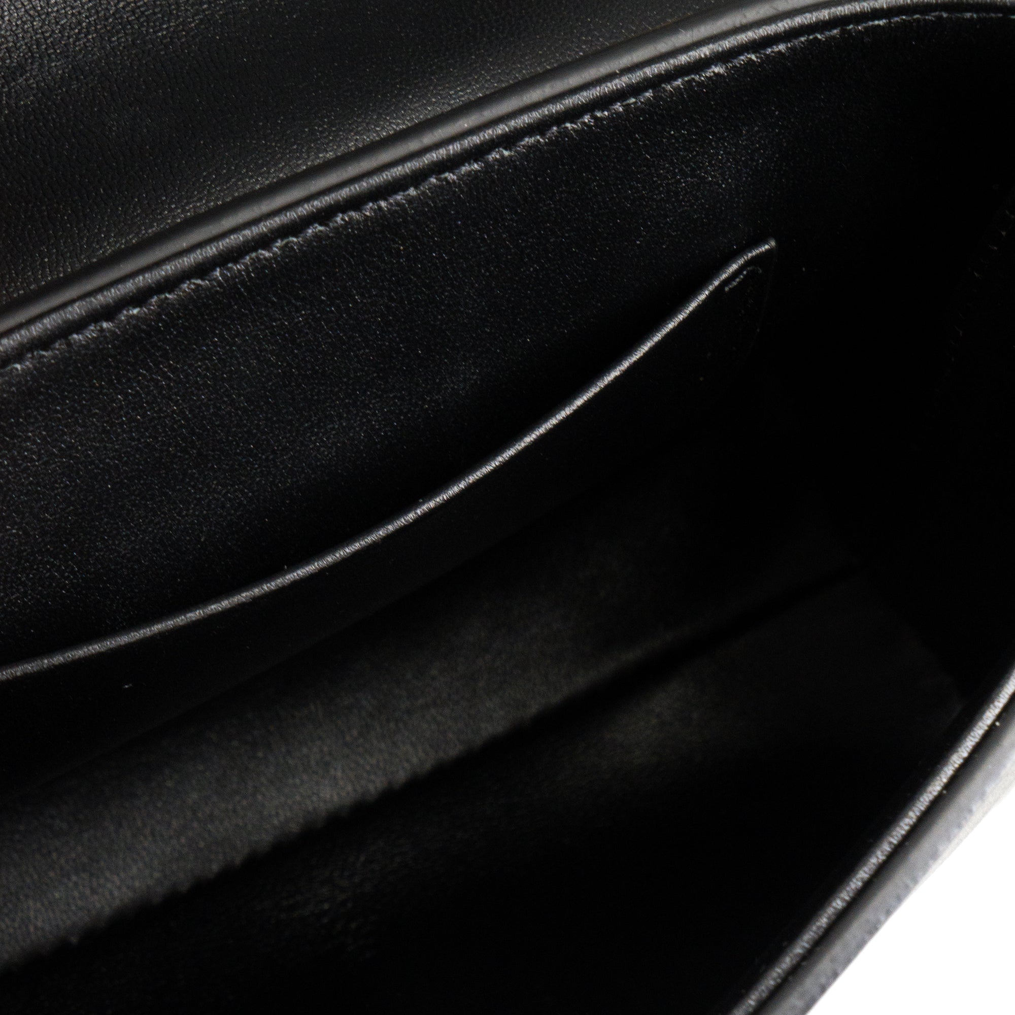 CELINE - Sac à bandoulière Victoire mini Celine en cuir grainé noir