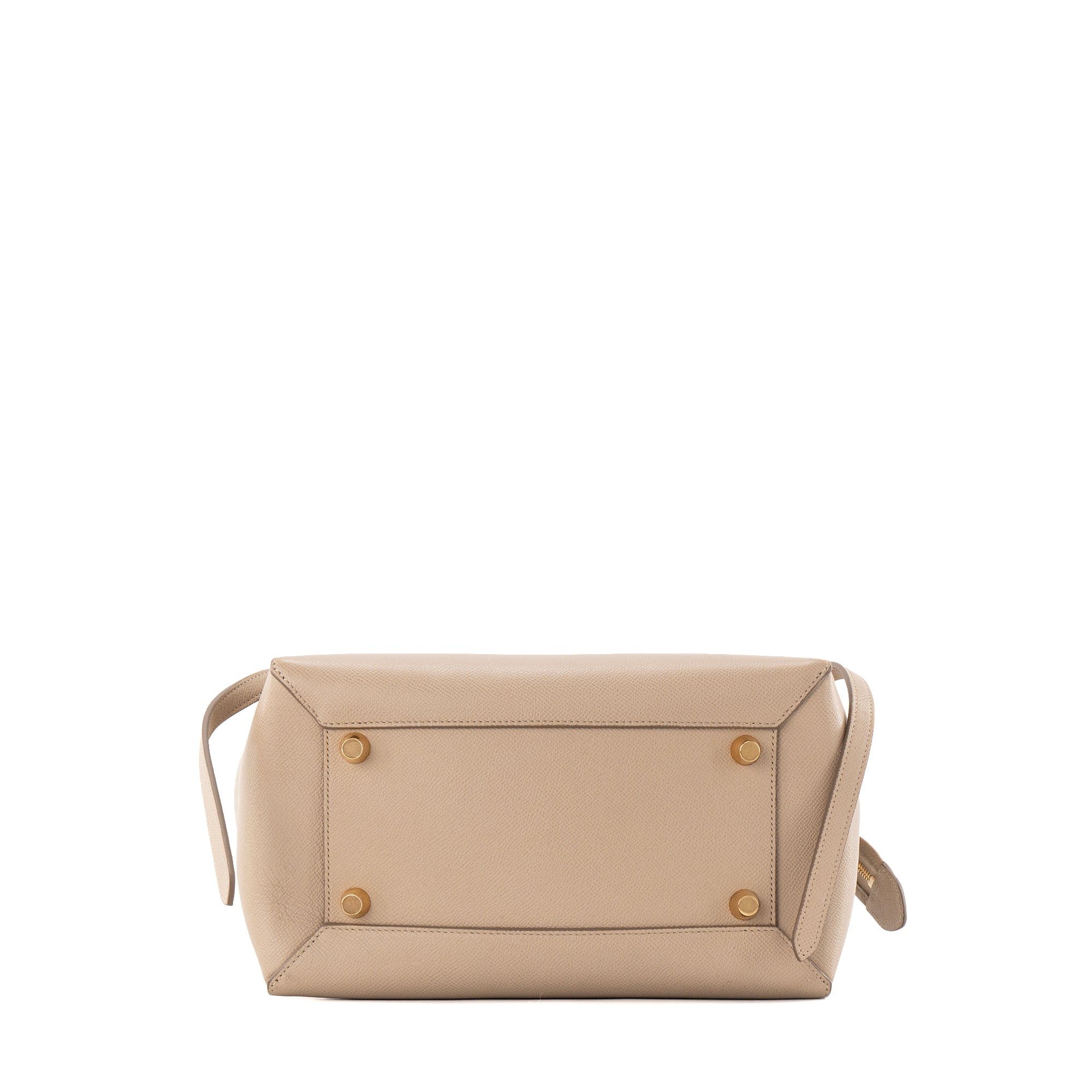 CELINE - Sac à épaule Belt Celine en cuir grainé beige