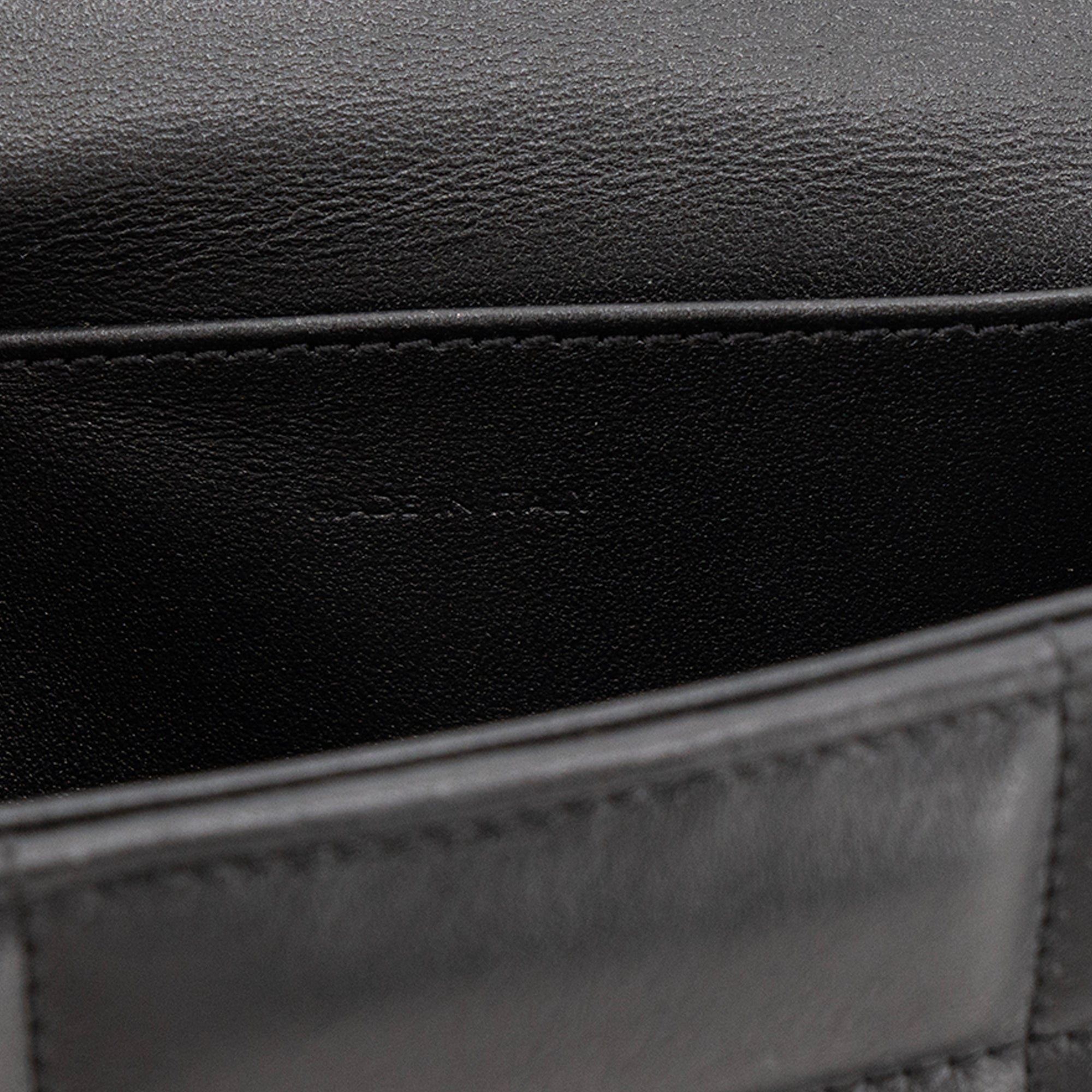 CELINE - Sac à épaule Shoulder Bag Celine en cuir matelassé noir