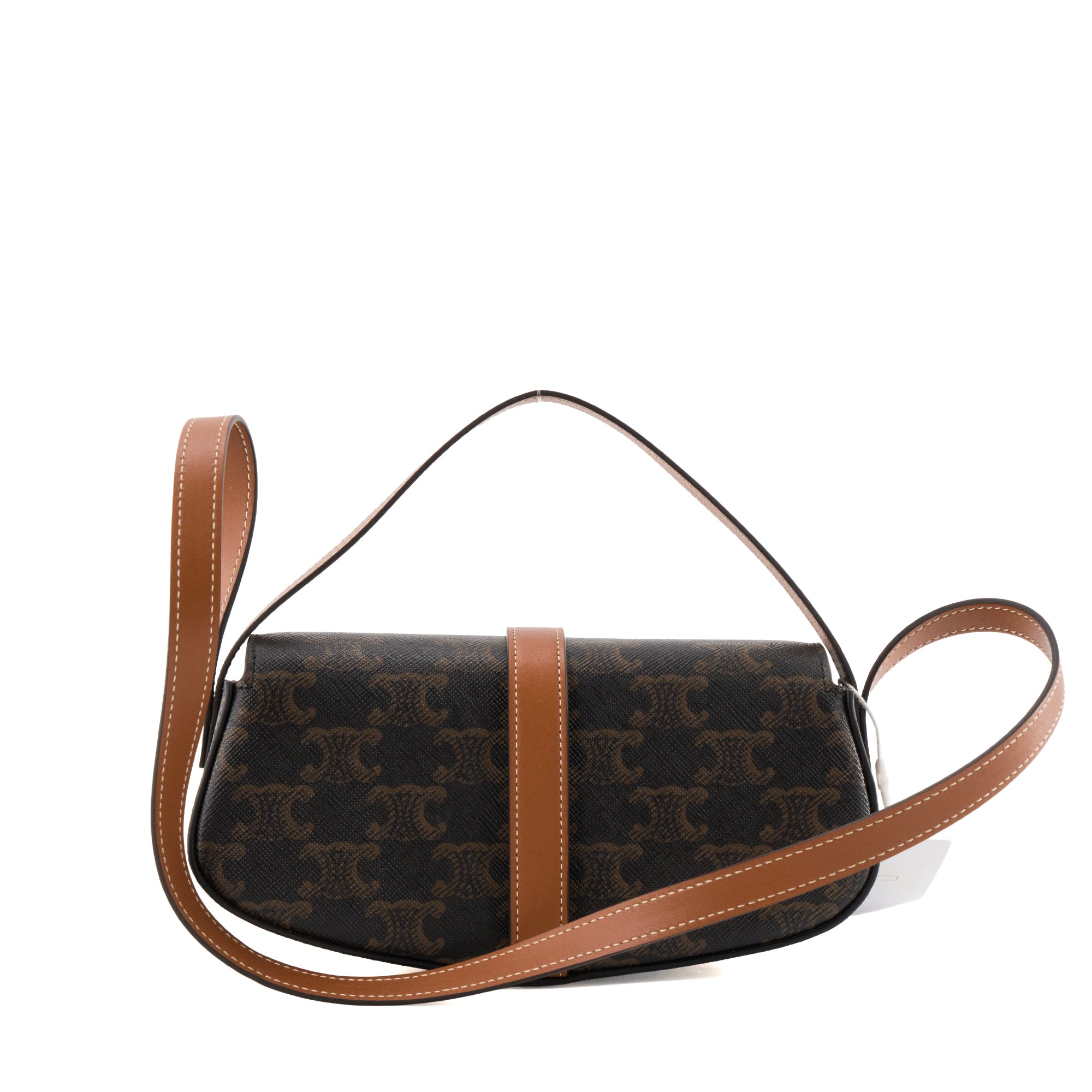 CELINE - Tabou Shoulder Bag in macadam coated canvas