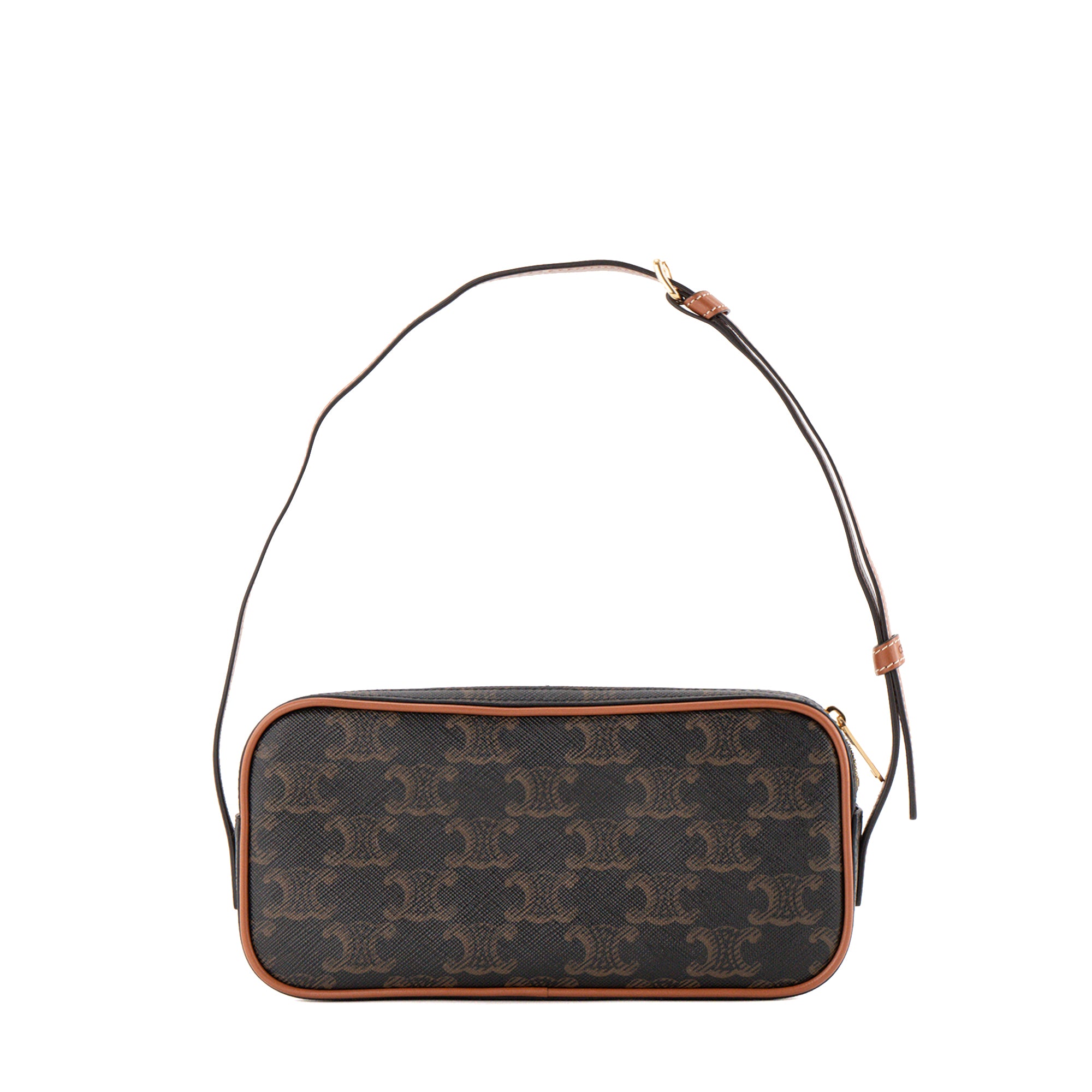 CELINE - Céline Triomphe Mini Shoulder Bag in Monogram Coated Canvas