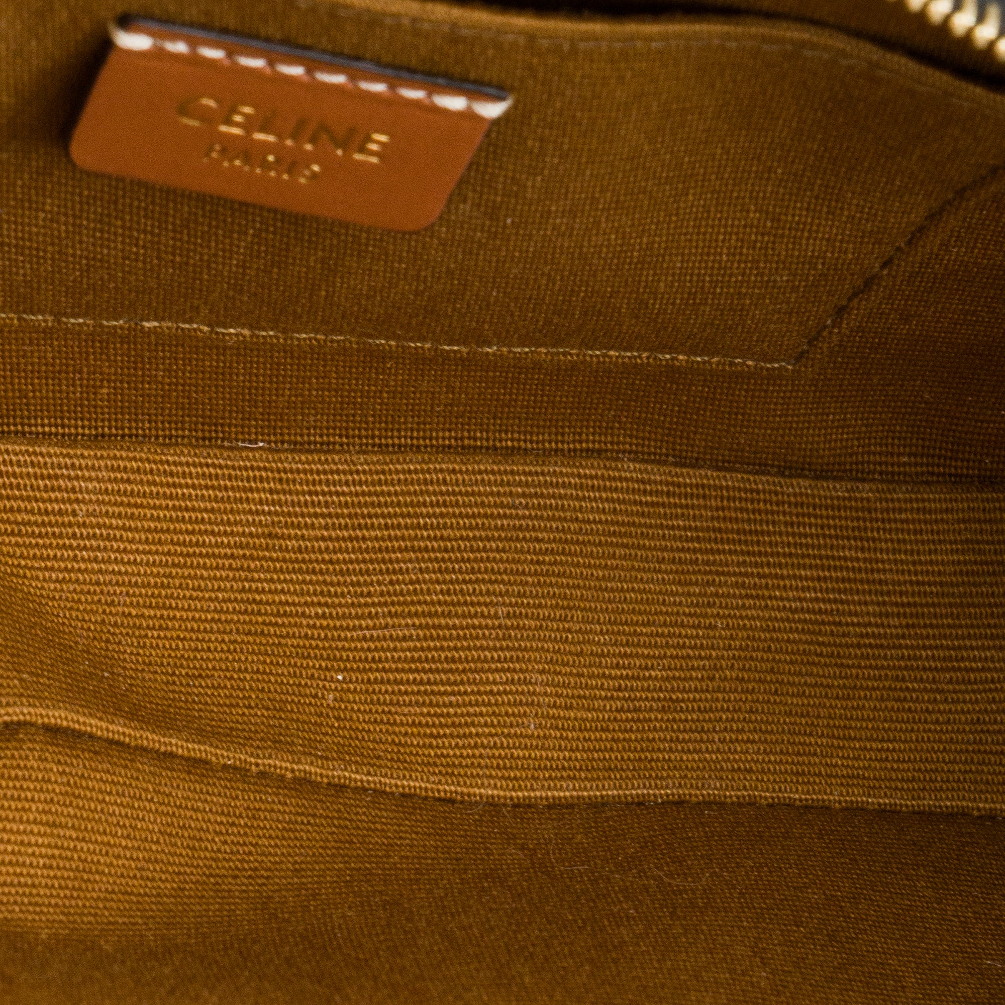 CELINE - Sac à épaule Triomphe mini Céline en toile enduite monogrammée