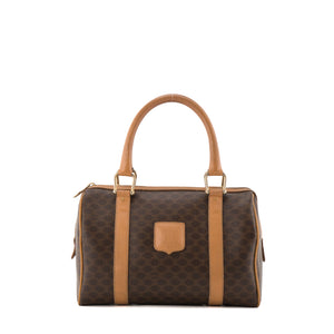 CELINE - Sac à main Boston 25 Celine en toile monogrammée vintage