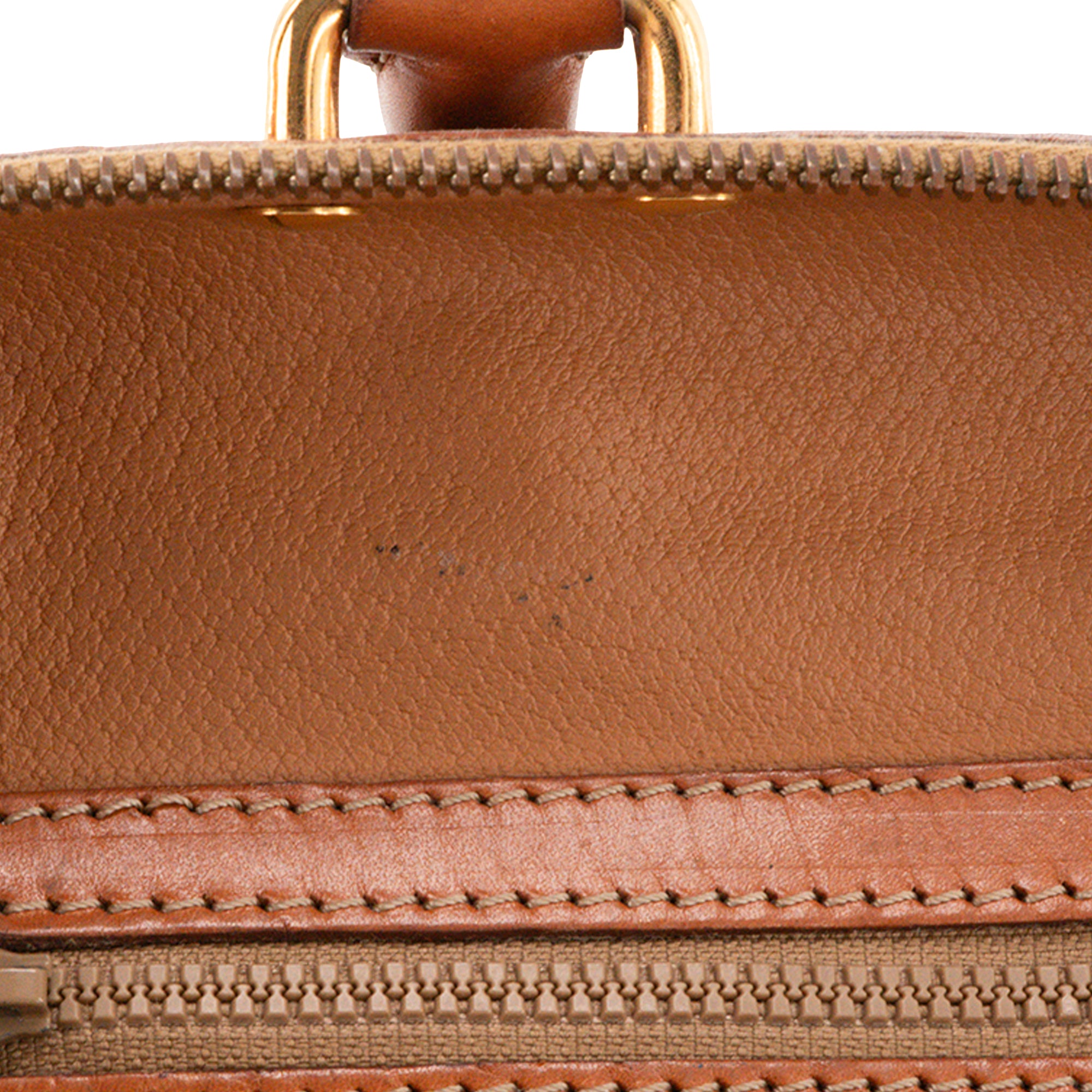 CELINE - Sac à main Boston 35 Celine en toile enduite macadam vintage