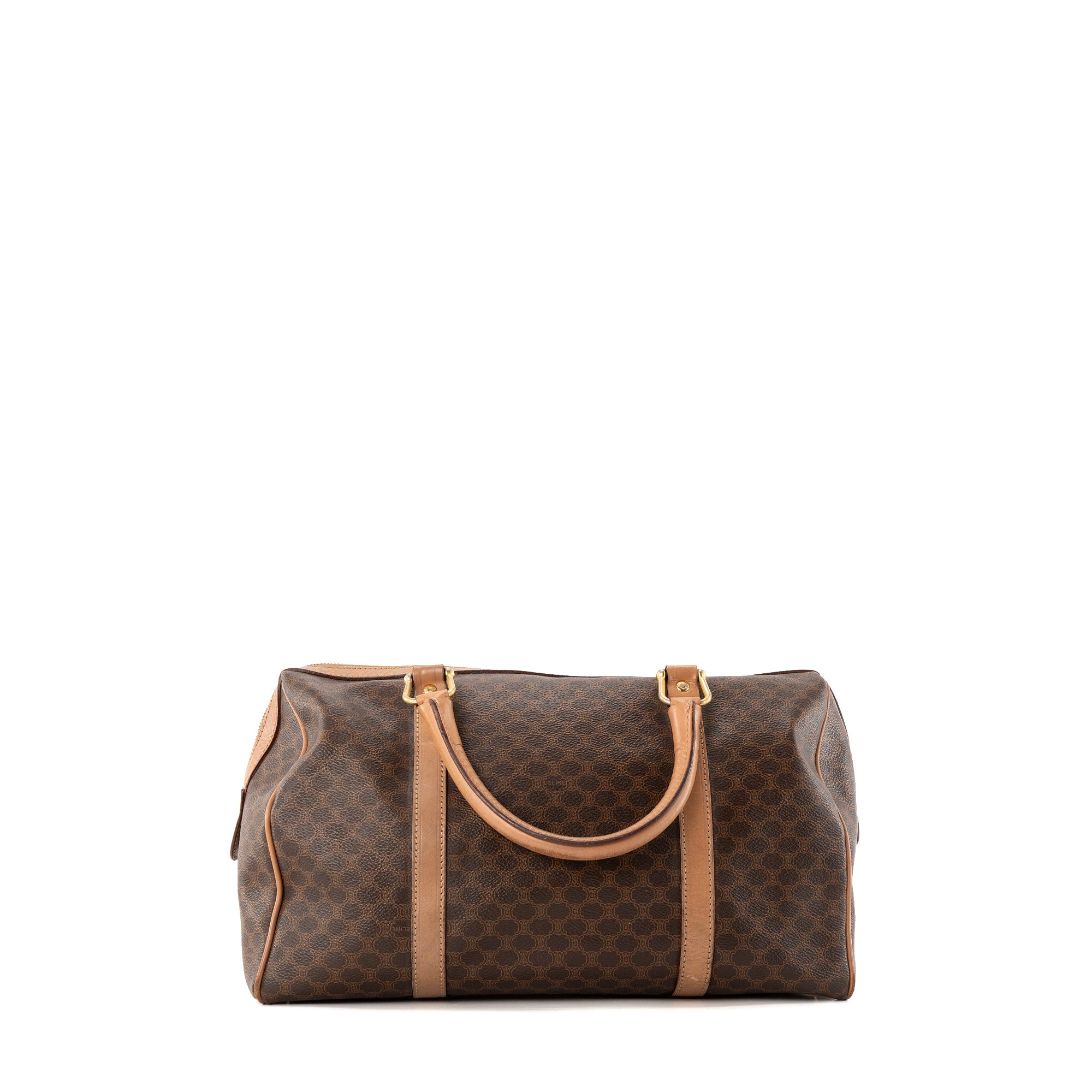 CELINE - Sac à main Boston 35 Celine en toile monogrammée vintage