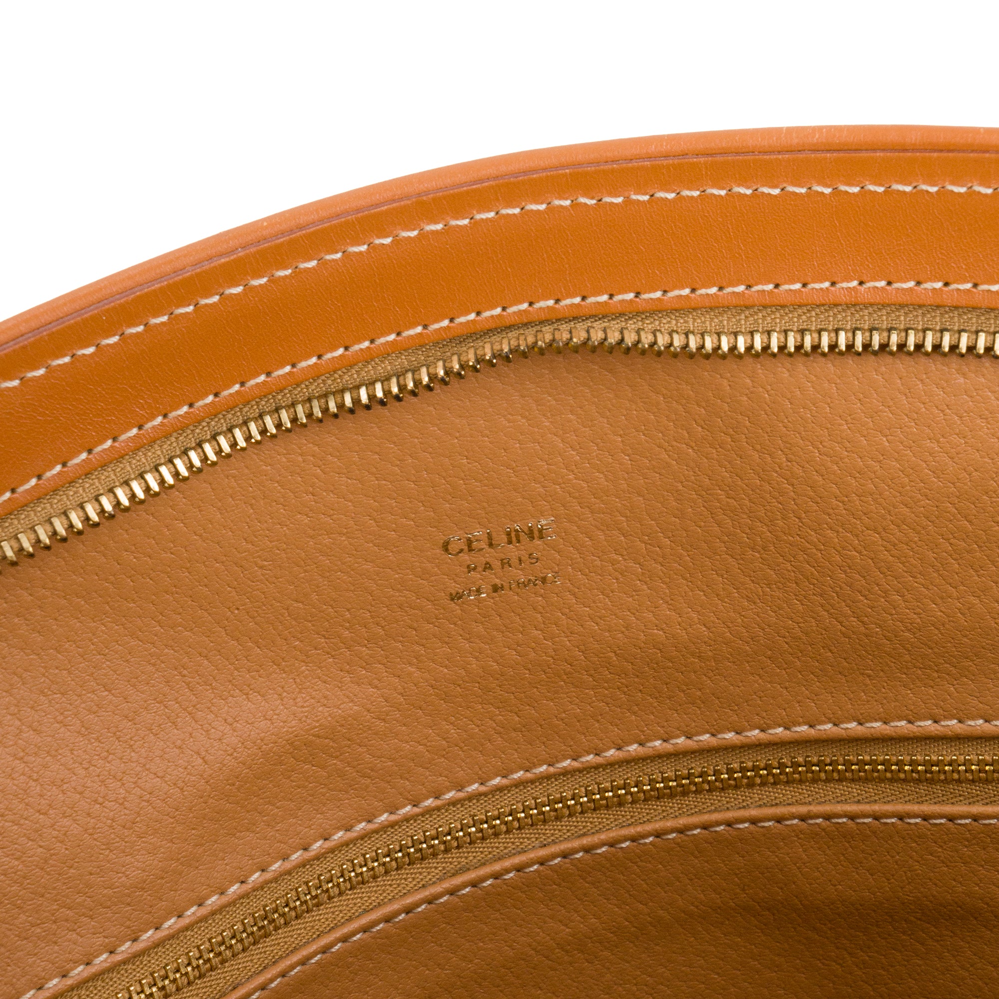 CELINE - Sac à main Macadam Celine en toile marron vintage