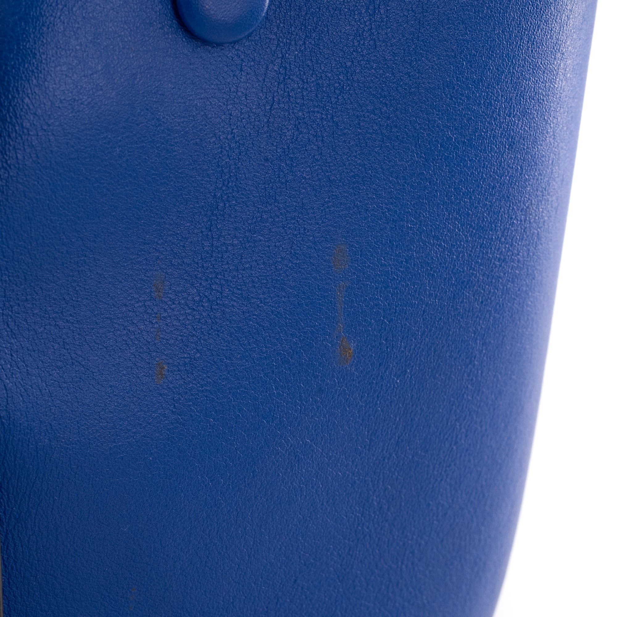 CELINE - Sac à main Trapeze Celine en cuir bleu