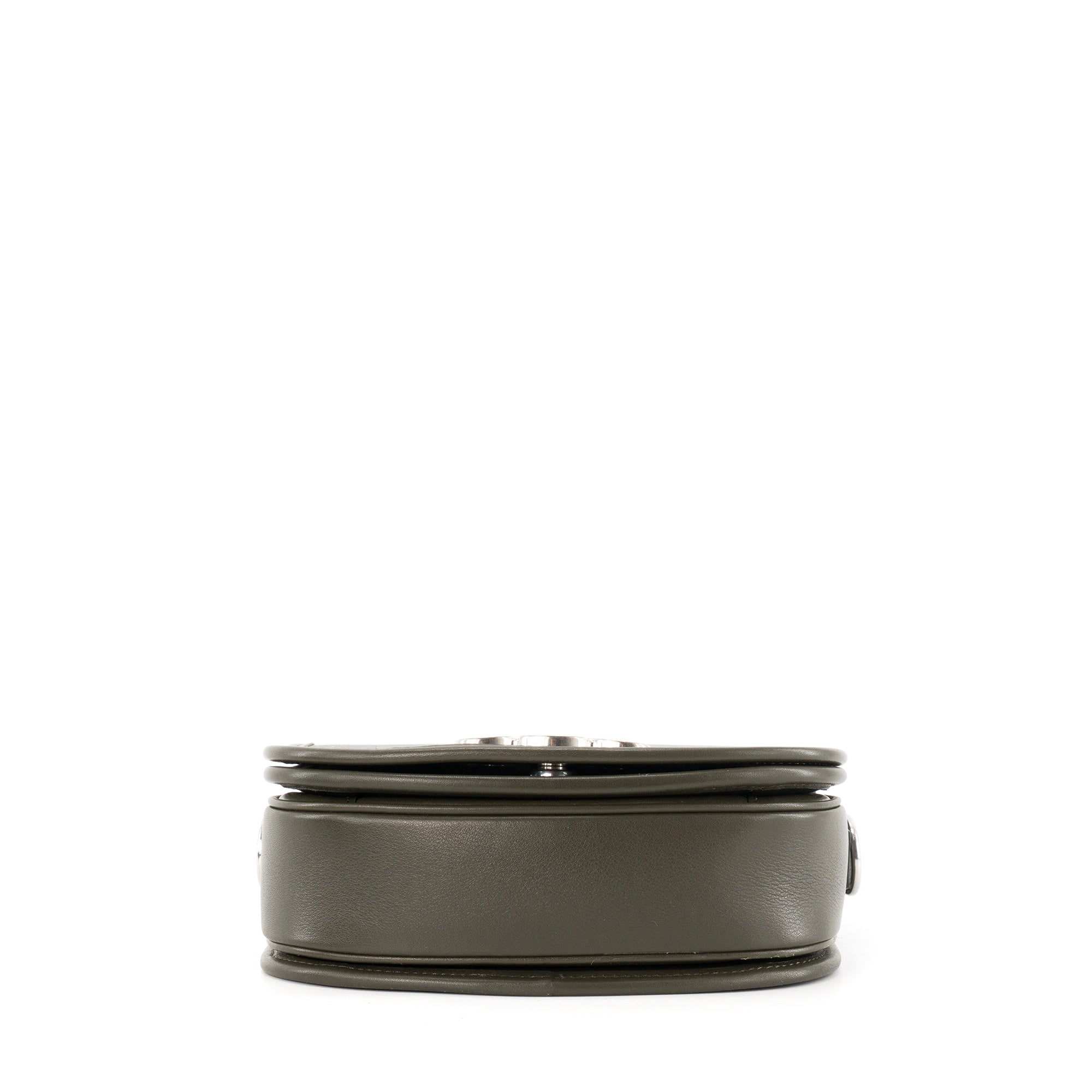 CELINE - Sac Besace Triomphe Petit modele Celine en cuir lisse kaki