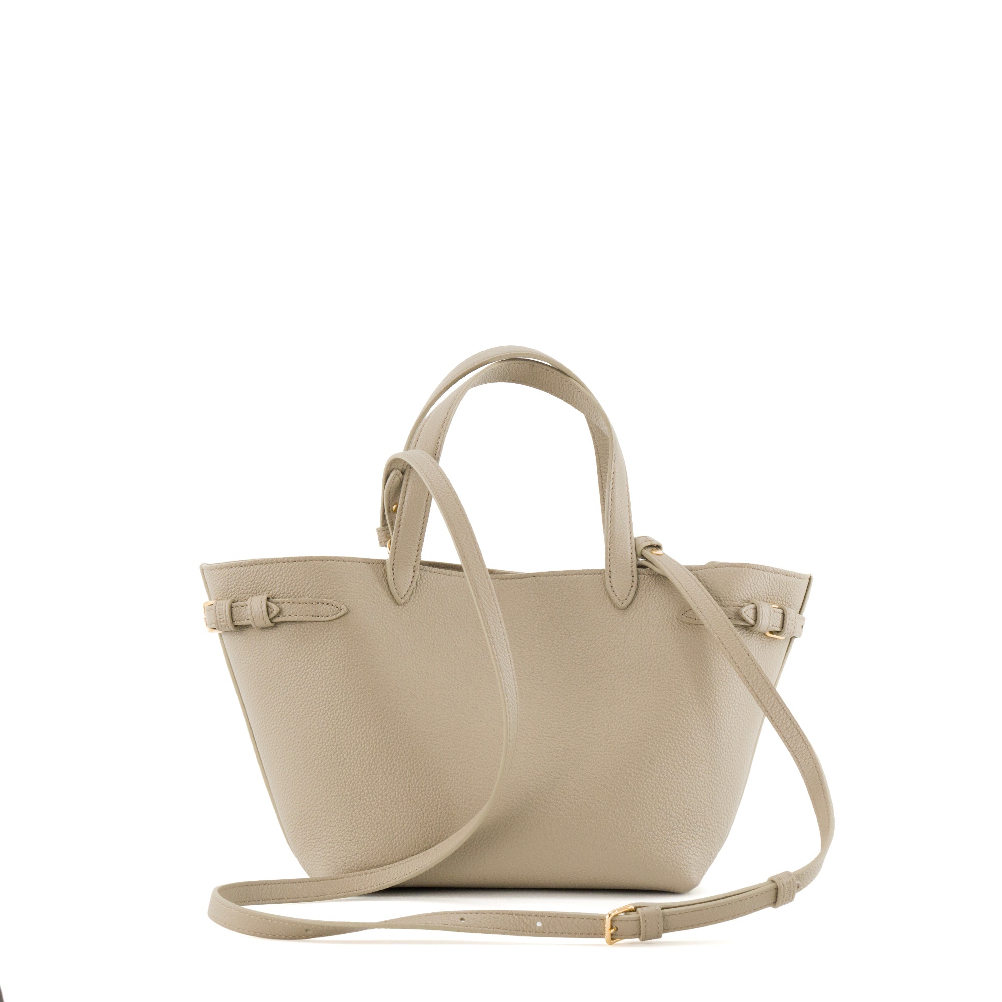 CELINE - Sac cabas Anais mini Celine en cuir grainé taupe