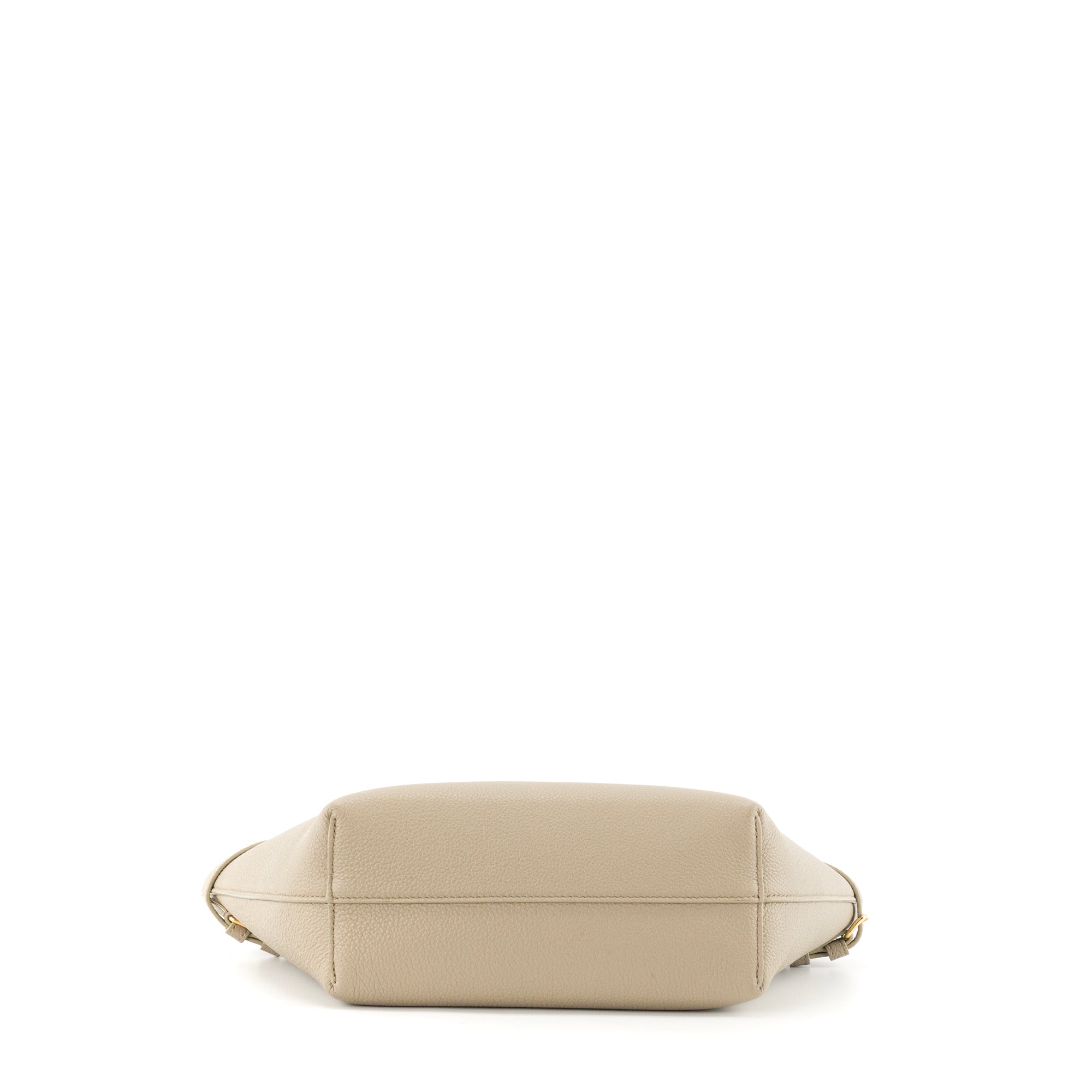 CELINE - Sac cabas Anais mini Celine en cuir grainé taupe