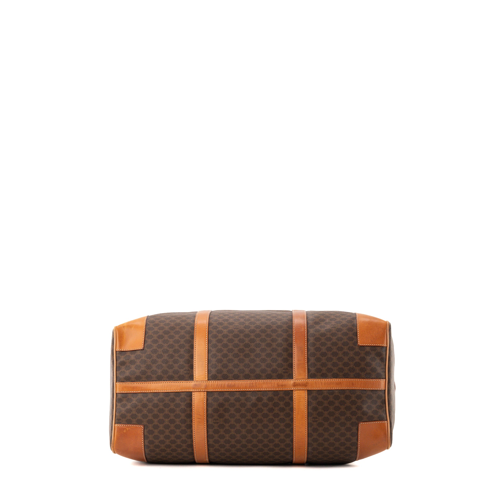 CELINE - Sac de voyage Boston 50 Celine en toile enduite macadam vintage