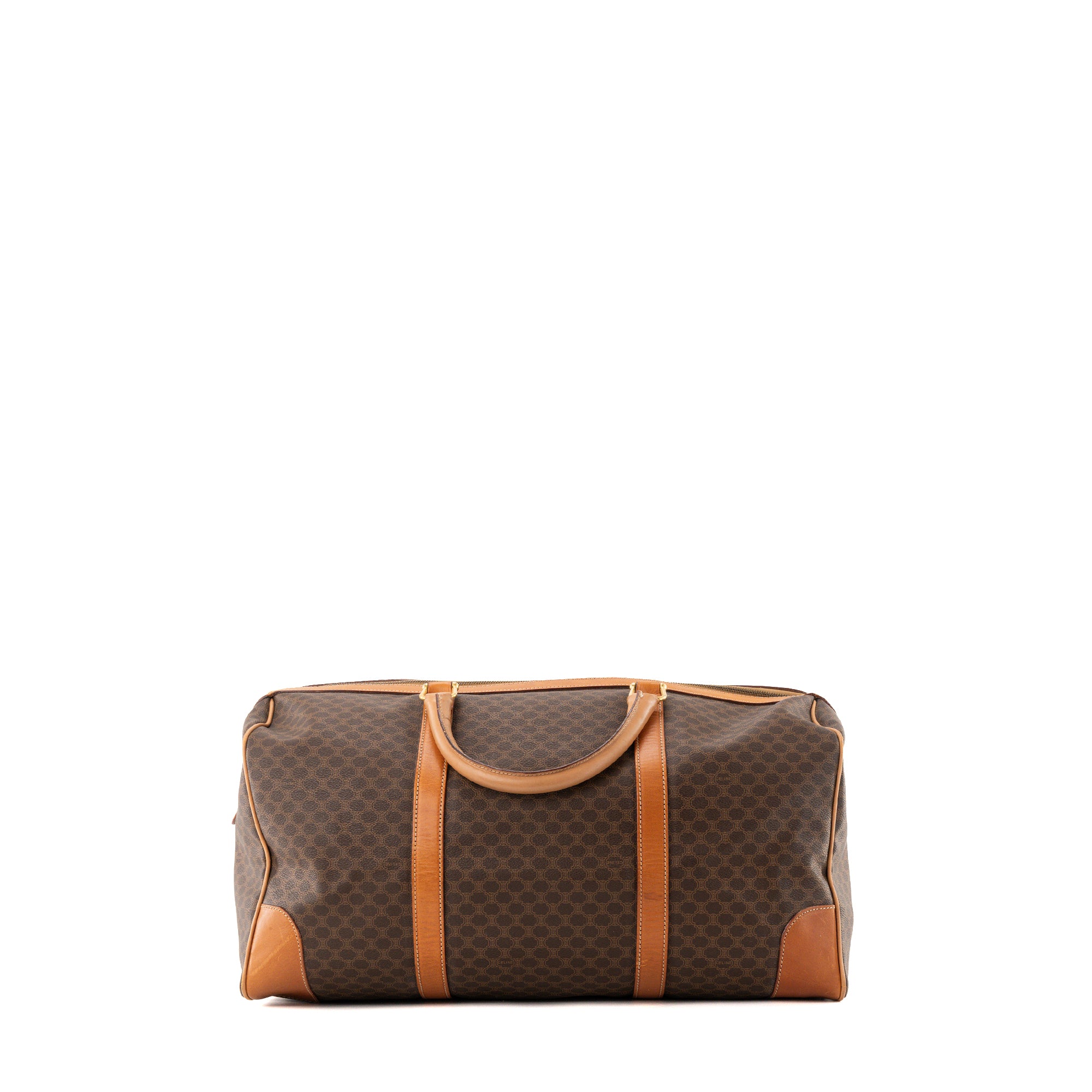 CELINE - Sac de voyage Boston 50 Celine en toile enduite macadam vintage