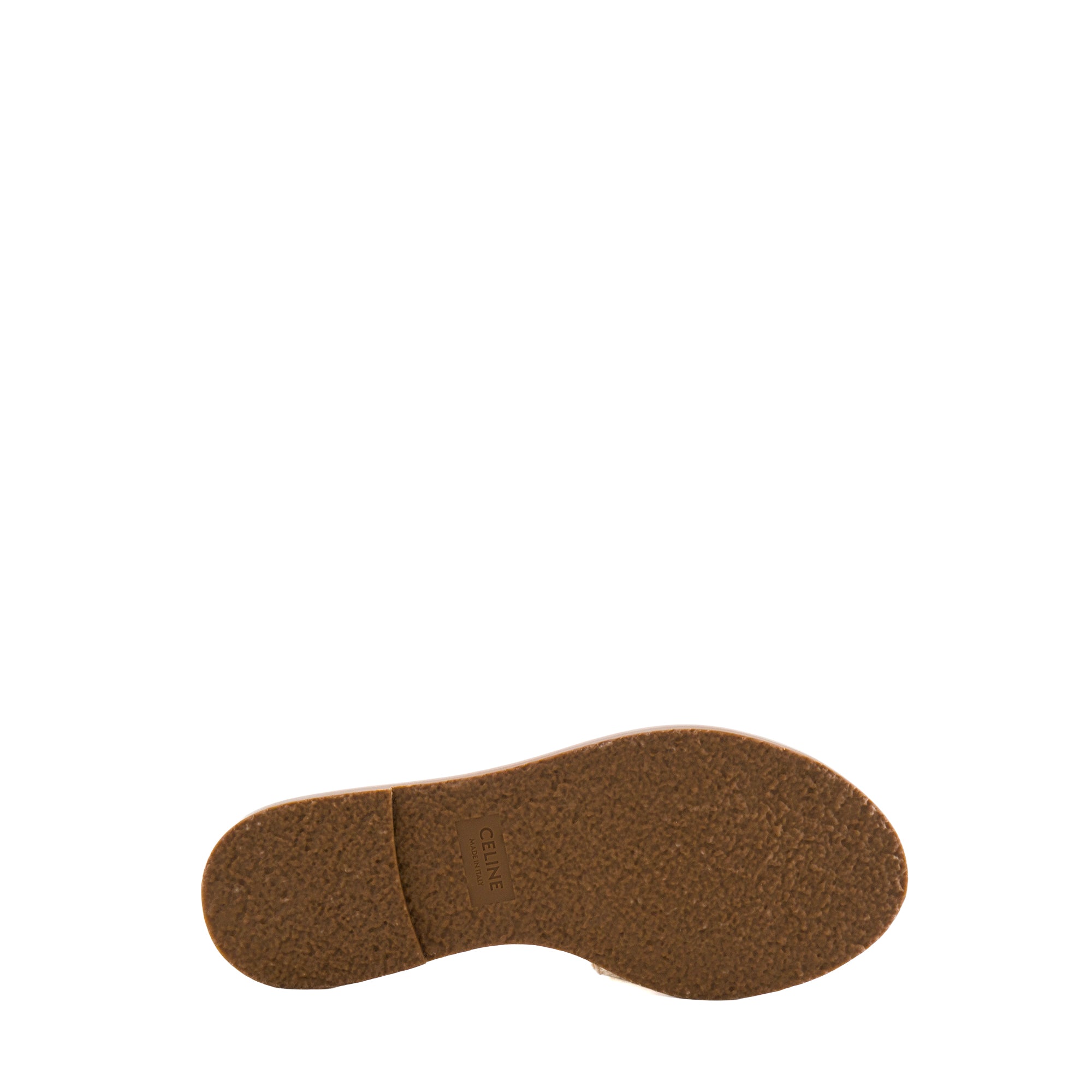 CELINE - Sandales Lympia Triomphe Celine en cotton beige (T40)