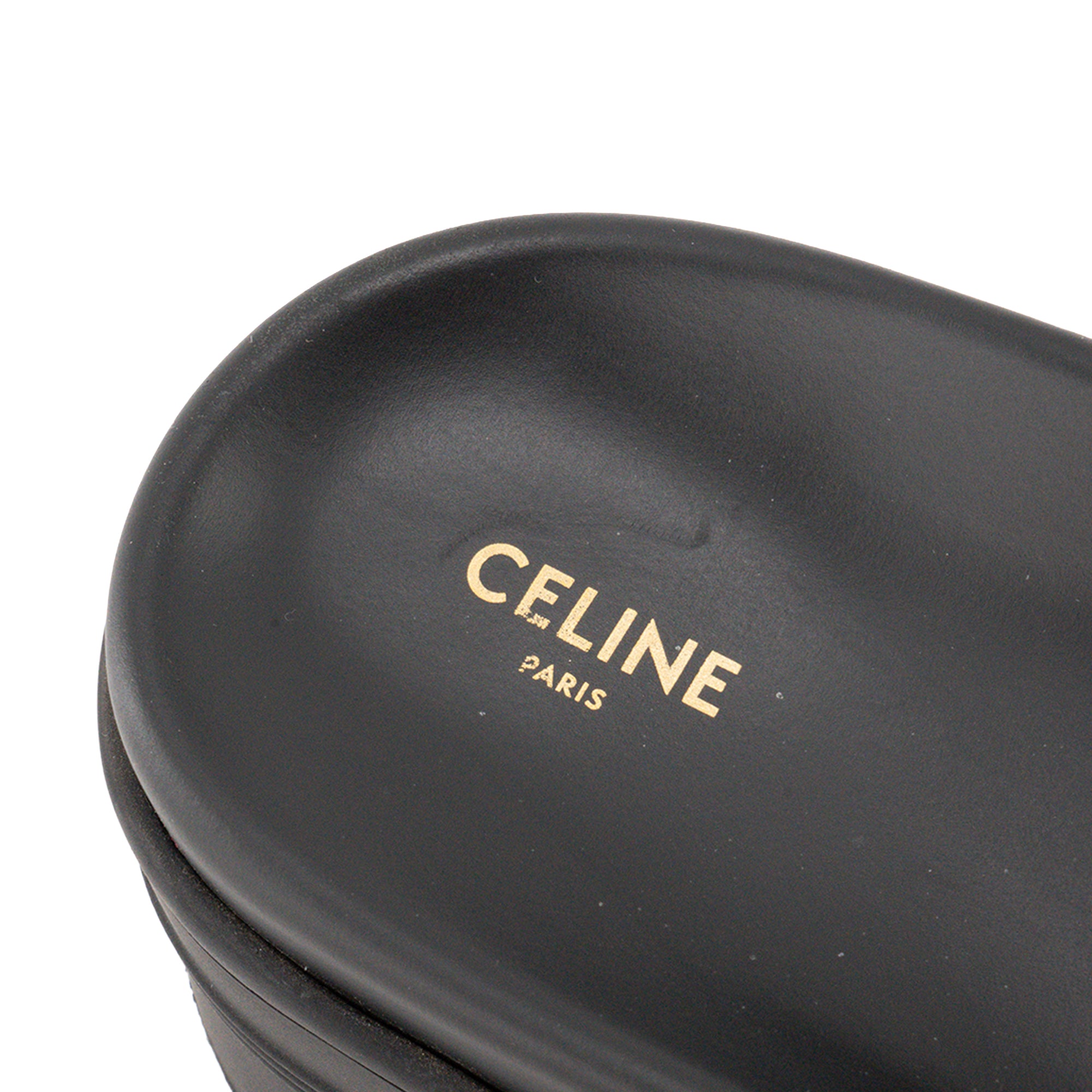 CELINE - Sandales Celine en toile noire (T39)