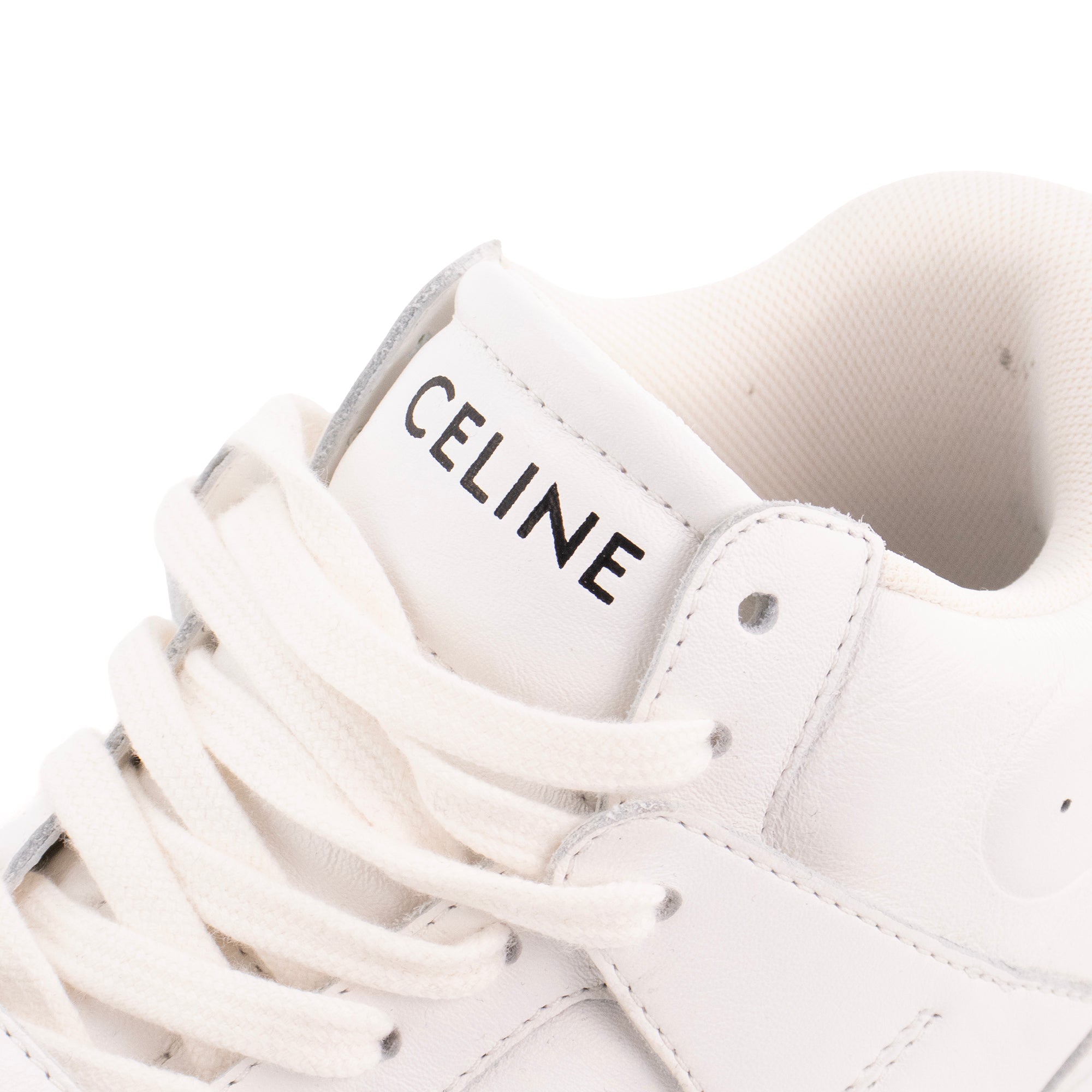 CELINE - Sneakers CT-02 mi-haute Celine en cuir blanc (T39)
