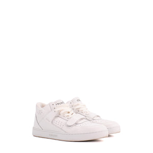 CELINE - Sneakers CT-02 mi-haute Celine en cuir blanc (T39)