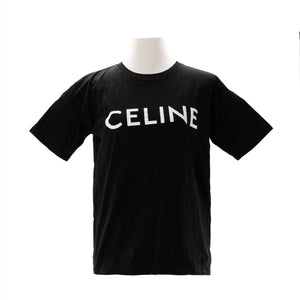 CELINE - Tee-shirt Loose Celine en coton noir (XS)
